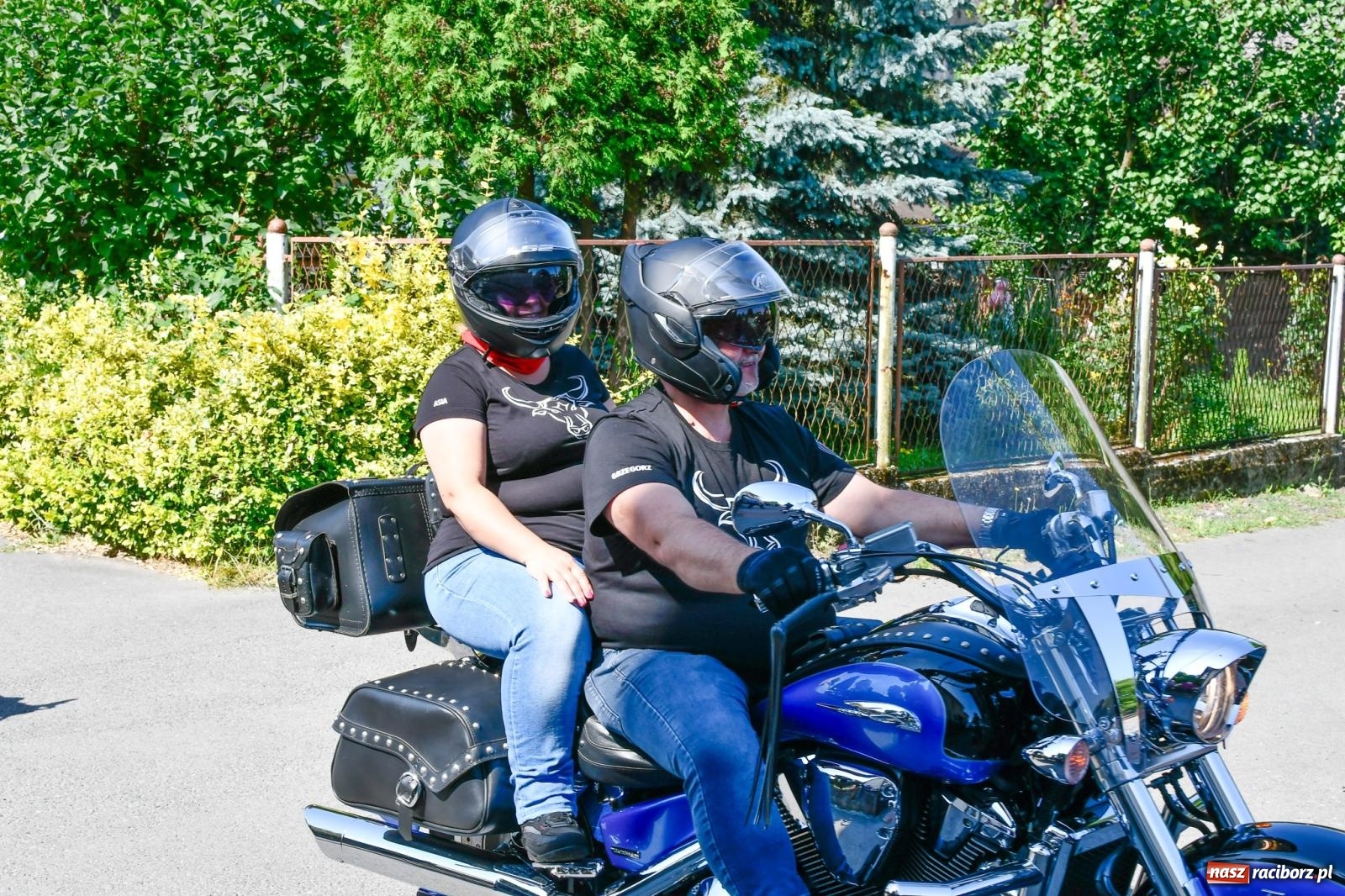 Zdjęcie w galerii na portalu naszraciborz.pl: Parada motocykli na odpust św. Krzysztofa w Pogrzebieniu [FOTO i WIDEO] wiadomości z regionu