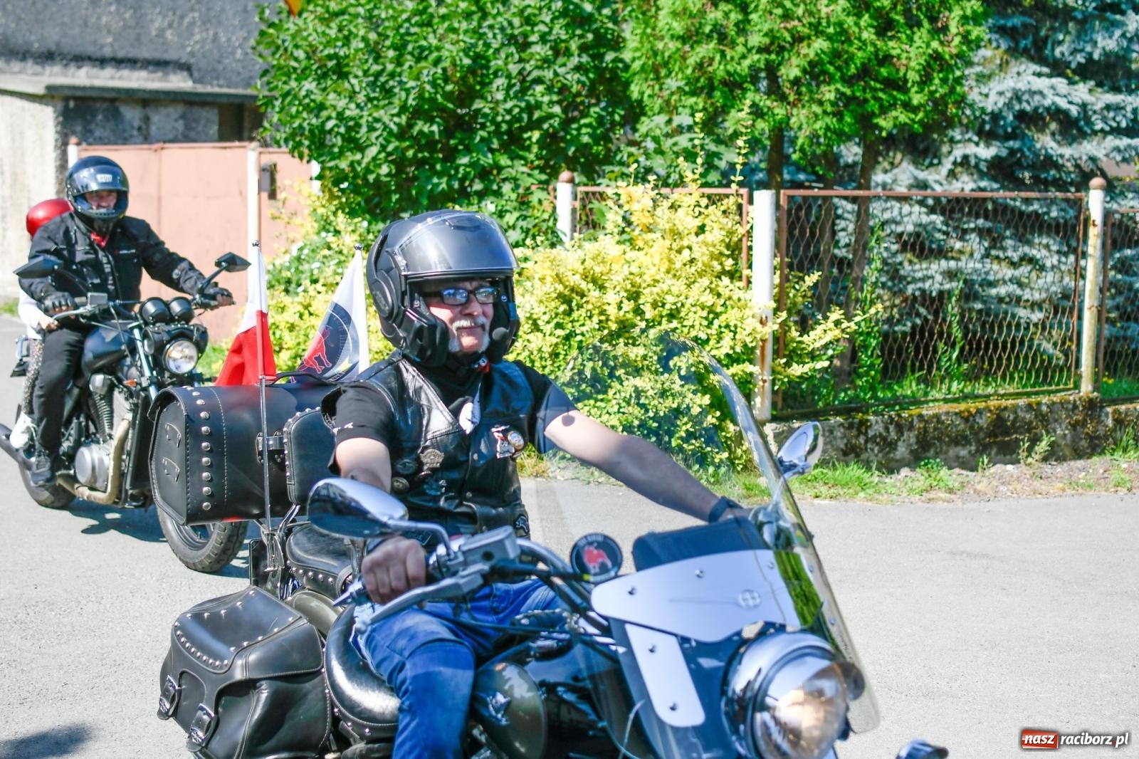 Zdjęcie w galerii na portalu naszraciborz.pl: Parada motocykli na odpust św. Krzysztofa w Pogrzebieniu [FOTO i WIDEO] wiadomości z regionu