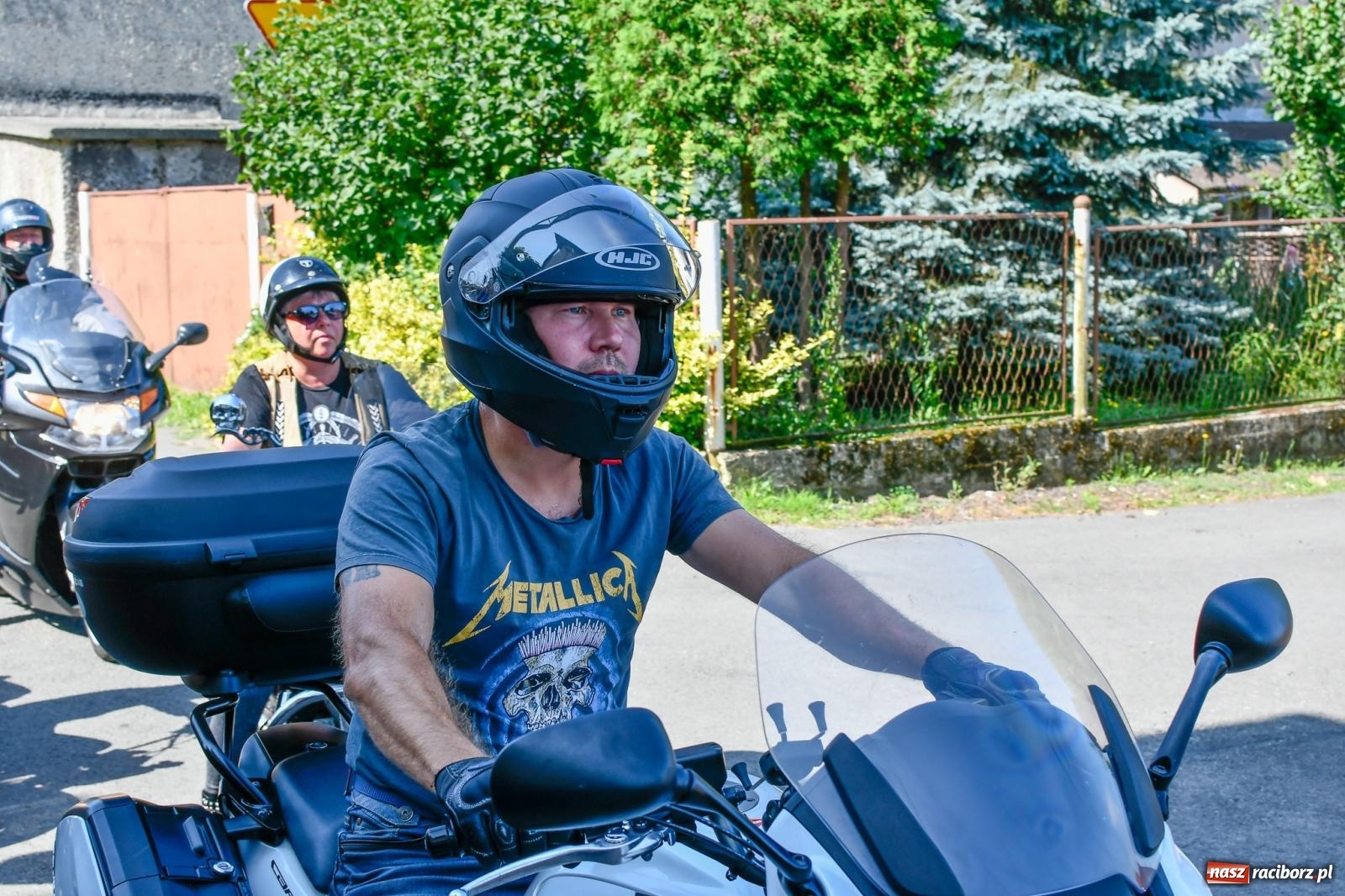 Zdjęcie w galerii na portalu naszraciborz.pl: Parada motocykli na odpust św. Krzysztofa w Pogrzebieniu [FOTO i WIDEO] wiadomości z regionu