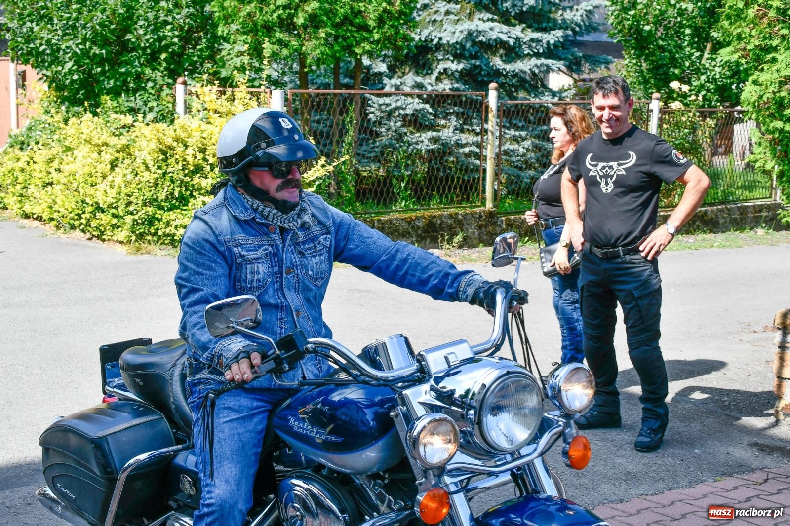 Zdjęcie w galerii na portalu naszraciborz.pl: Parada motocykli na odpust św. Krzysztofa w Pogrzebieniu [FOTO i WIDEO] wiadomości z regionu