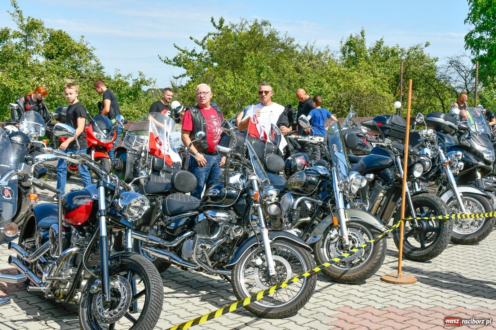 Zdjęcie w galerii na portalu naszraciborz.pl: Parada motocykli na odpust św. Krzysztofa w Pogrzebieniu [FOTO i WIDEO] wiadomości z regionu