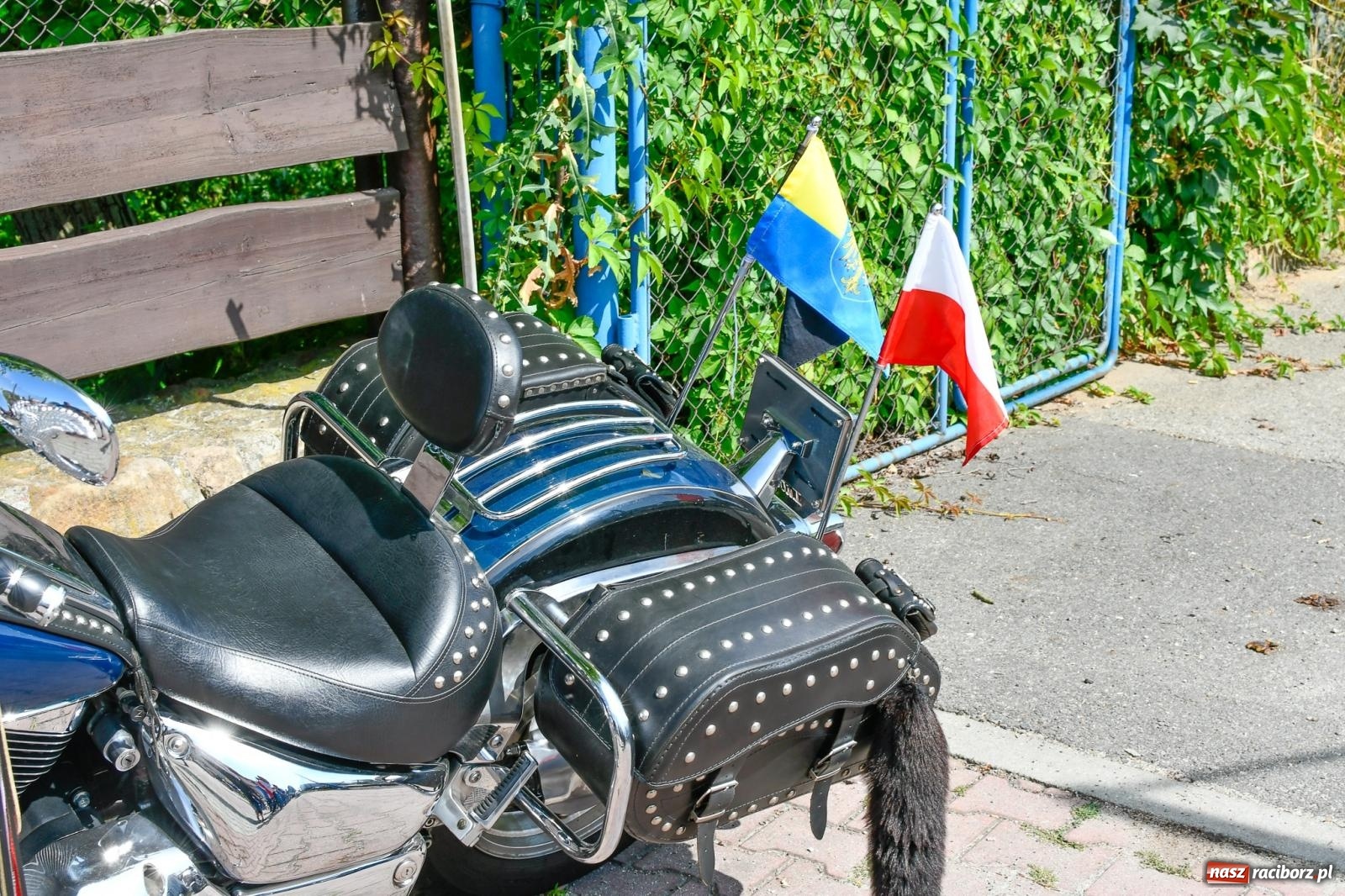 Zdjęcie w galerii na portalu naszraciborz.pl: Parada motocykli na odpust św. Krzysztofa w Pogrzebieniu [FOTO i WIDEO] wiadomości z regionu