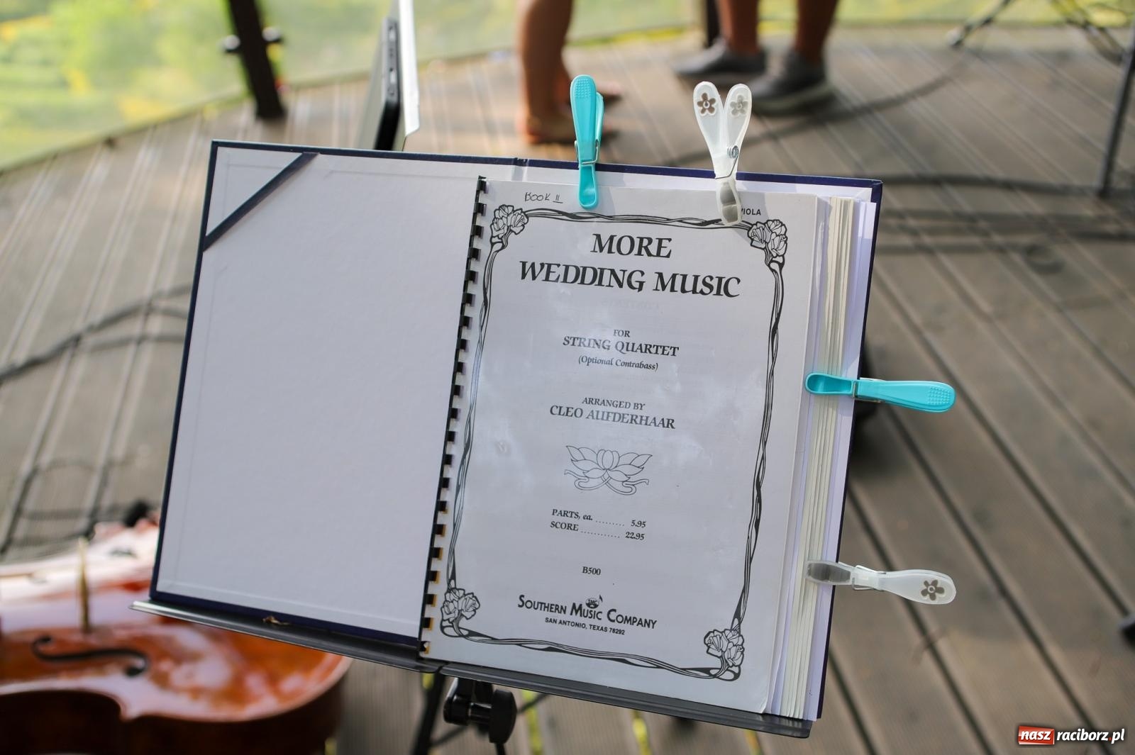 Zdjęcie w galerii na portalu naszraciborz.pl: Szlachetne smyczkowe brzmienie w raciborskim arboretum wiadomości z regionu