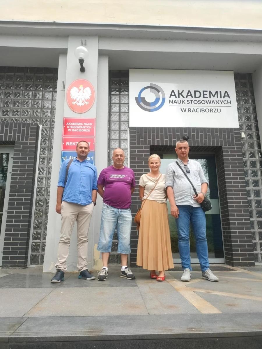 Zdjęcie w galerii na portalu naszraciborz.pl: Akademicy z Sarajewa w Raciborzu wiadomości z regionu