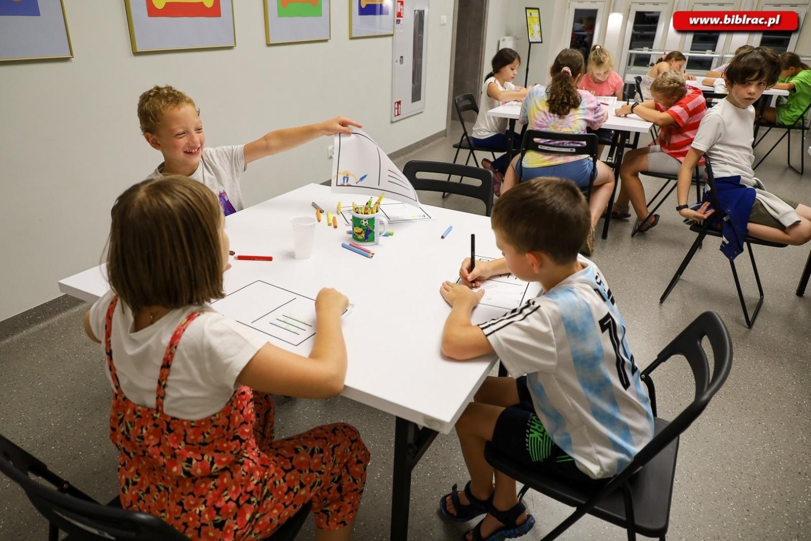 Zdjęcie w galerii na portalu naszraciborz.pl: Wakacje z Powiatem w Bibliotece – Noc w Akademii Pana Kleksa wiadomości z regionu