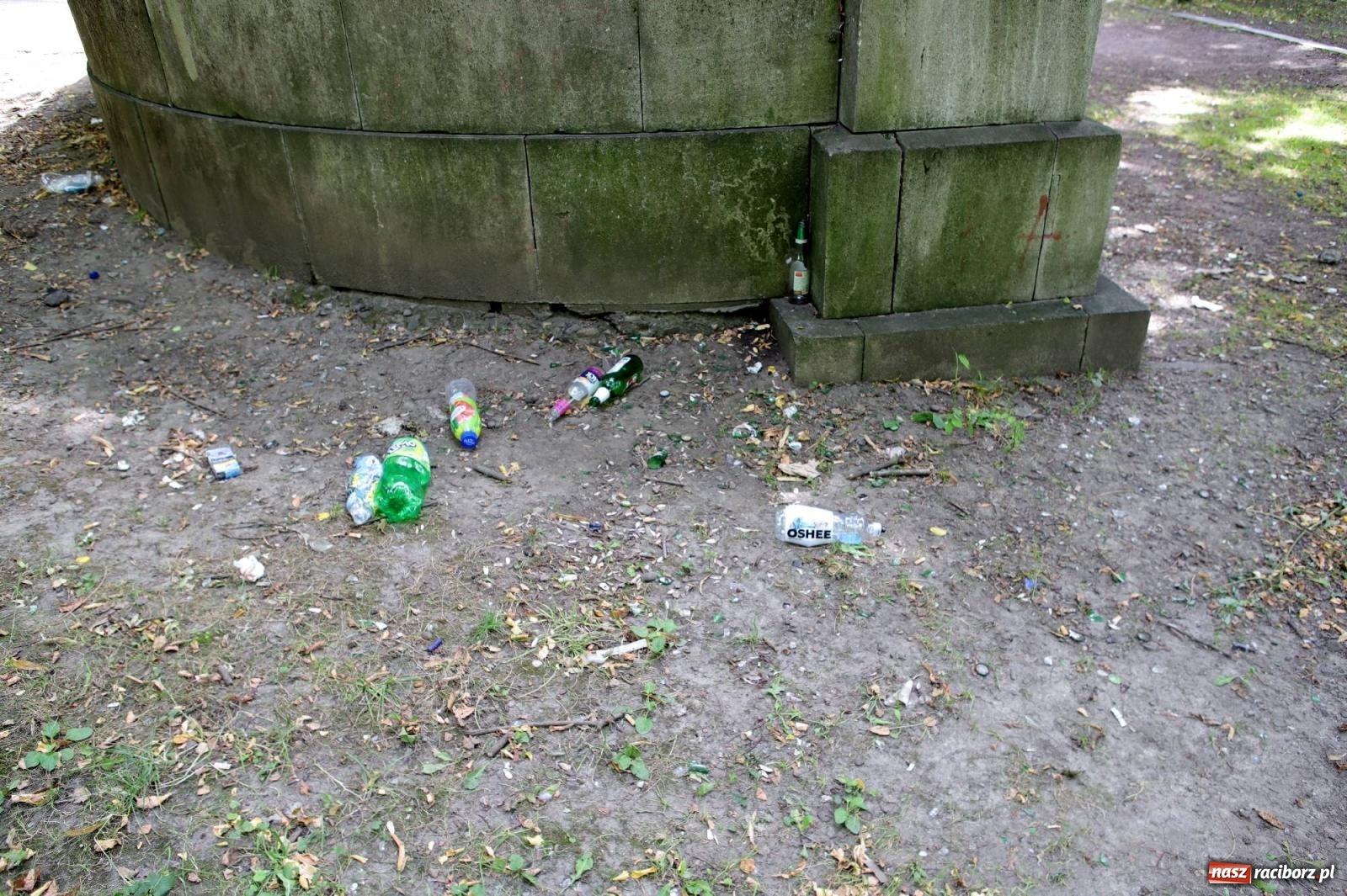 Zdjęcie w galerii na portalu naszraciborz.pl: Park przy Opawskiej zamienia się wieczorem w melinę wiadomości z regionu