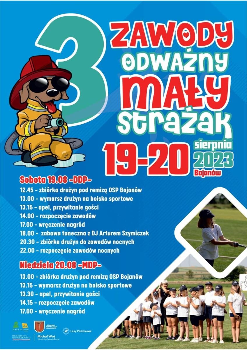 Zdjęcie w galerii na portalu naszraciborz.pl: Mały strażak - trzecia edycja zawodów w Bojanowie wiadomości z regionu