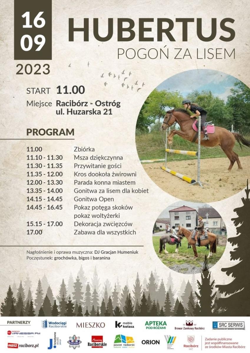 Zdjęcie w galerii na portalu naszraciborz.pl: Raciborski Hubertus już 16 września. Wcześniej rajd konny w mundurach wiadomości z regionu