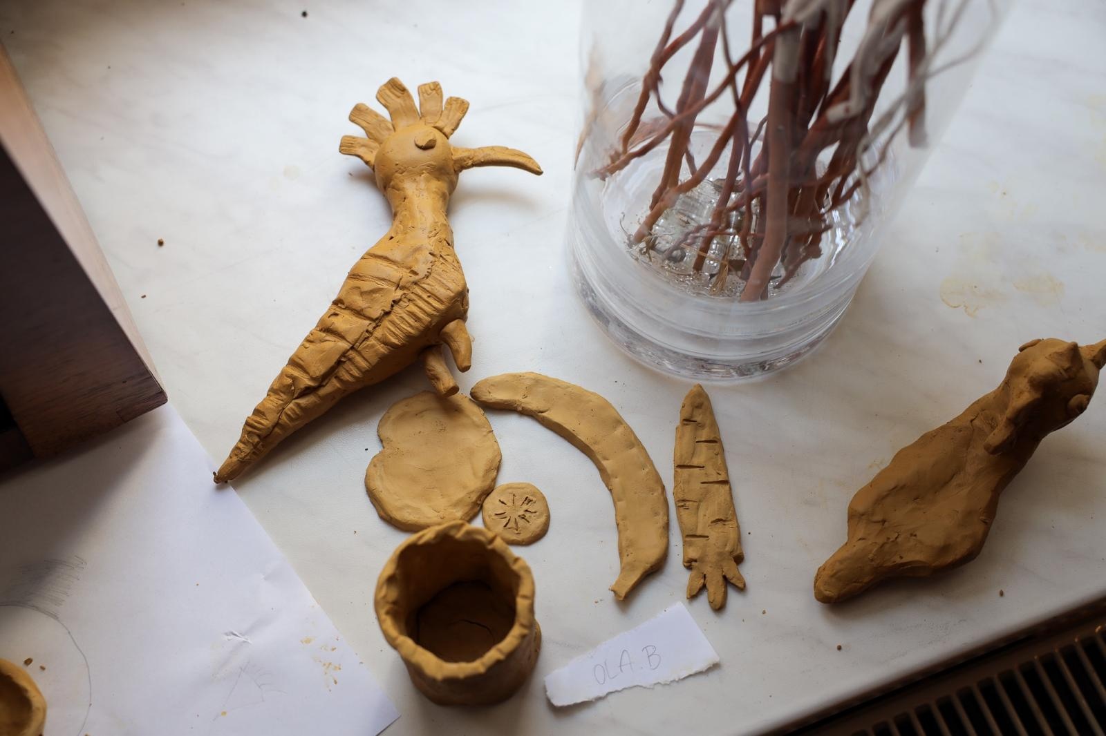 Zdjęcie w galerii na portalu naszraciborz.pl: Wakacje w pracowni rzeźby. Relacja z RCK wiadomości z regionu