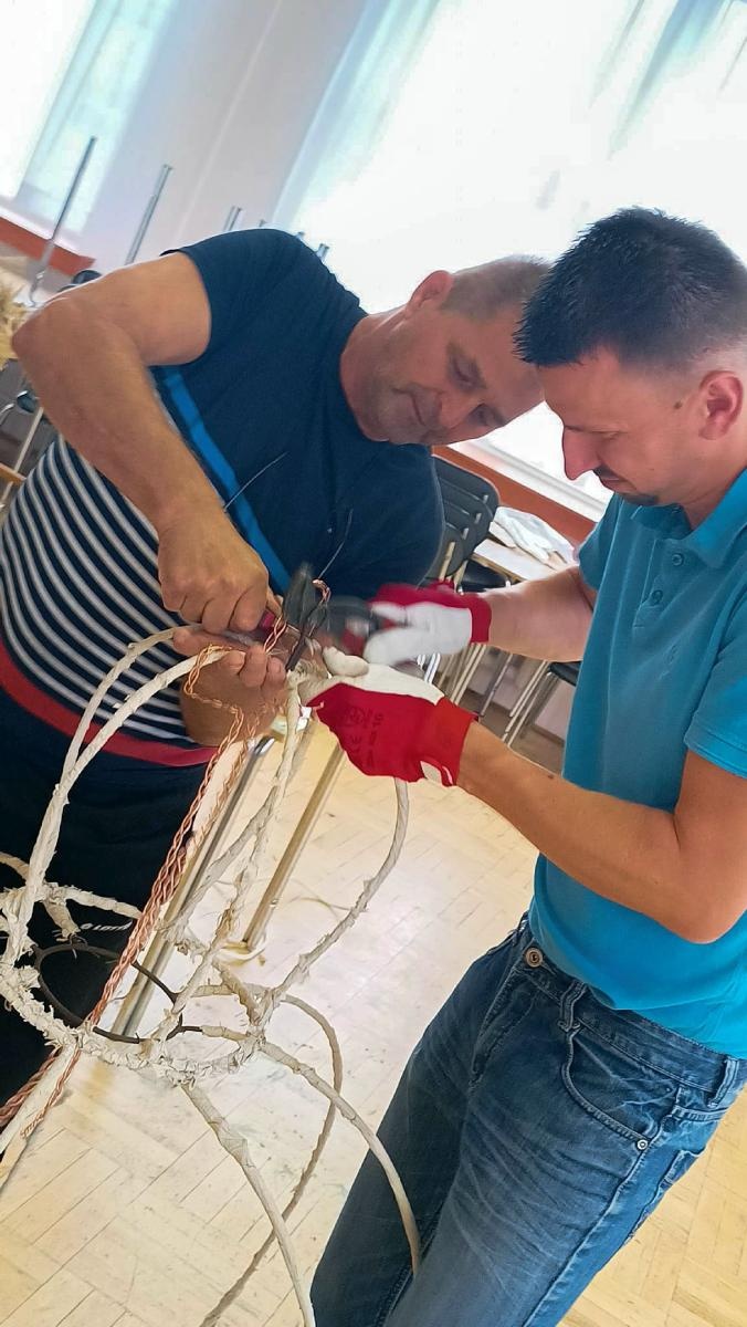 Zdjęcie w galerii na portalu naszraciborz.pl: Bez plastiku i sztucznych kwiatów. W Bojanowie przygotowali już koronę żniwną [FOTO] wiadomości z regionu