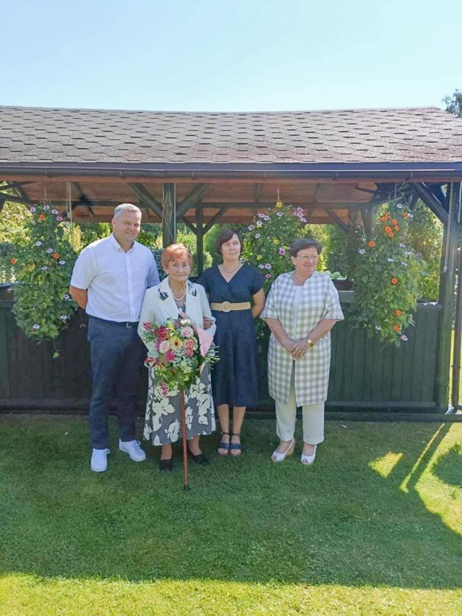 Zdjęcie w galerii na portalu naszraciborz.pl: Anna Kapka z Górek Śląskich świętowała setne urodziny wiadomości z regionu