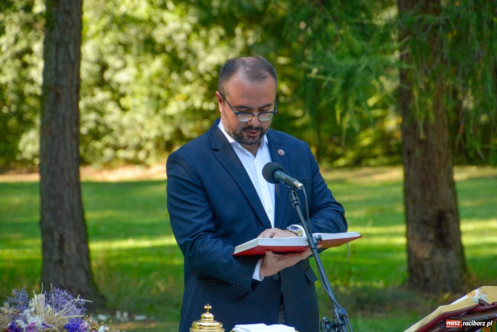 Zdjęcie w galerii na portalu naszraciborz.pl: Msza św. w intencji polskiego wojska w lesie Obora [FOTO i WIDEO] wiadomości z regionu