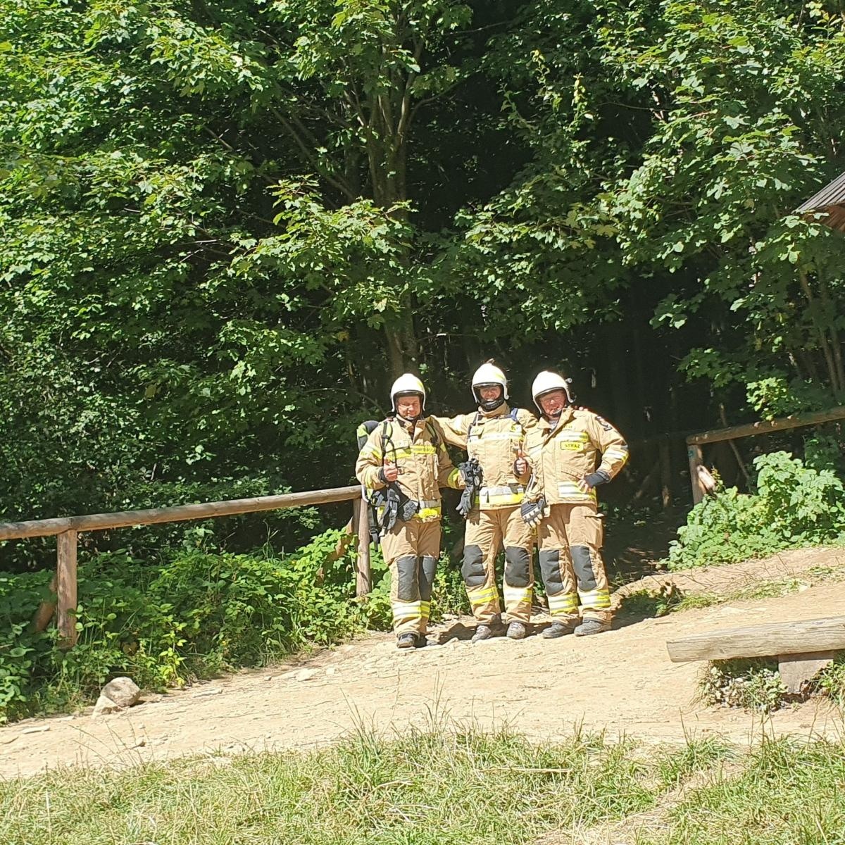 Zdjęcie w galerii na portalu naszraciborz.pl: Tarnica zaliczona. Kolejny szczyt na szlaku strażaków propagujących dawstwo szpiku wiadomości z regionu