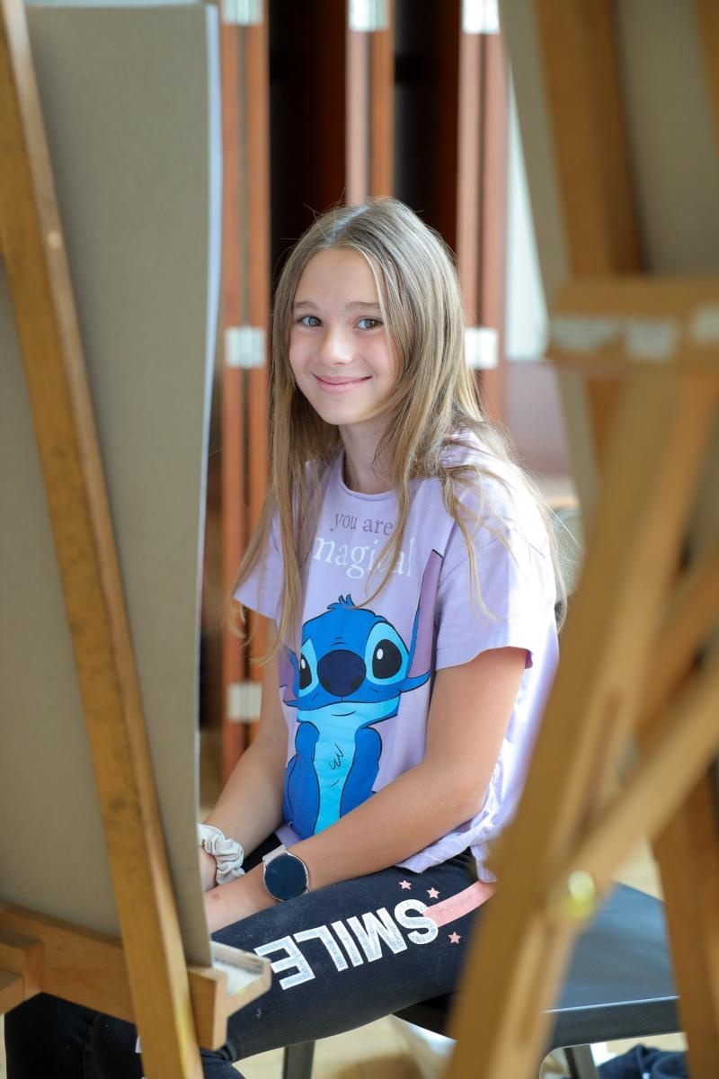 Zdjęcie w galerii na portalu naszraciborz.pl: Malarstwo i rysunek, czyli twórcza zabawa podczas letnich warsztatów w RCK wiadomości z regionu