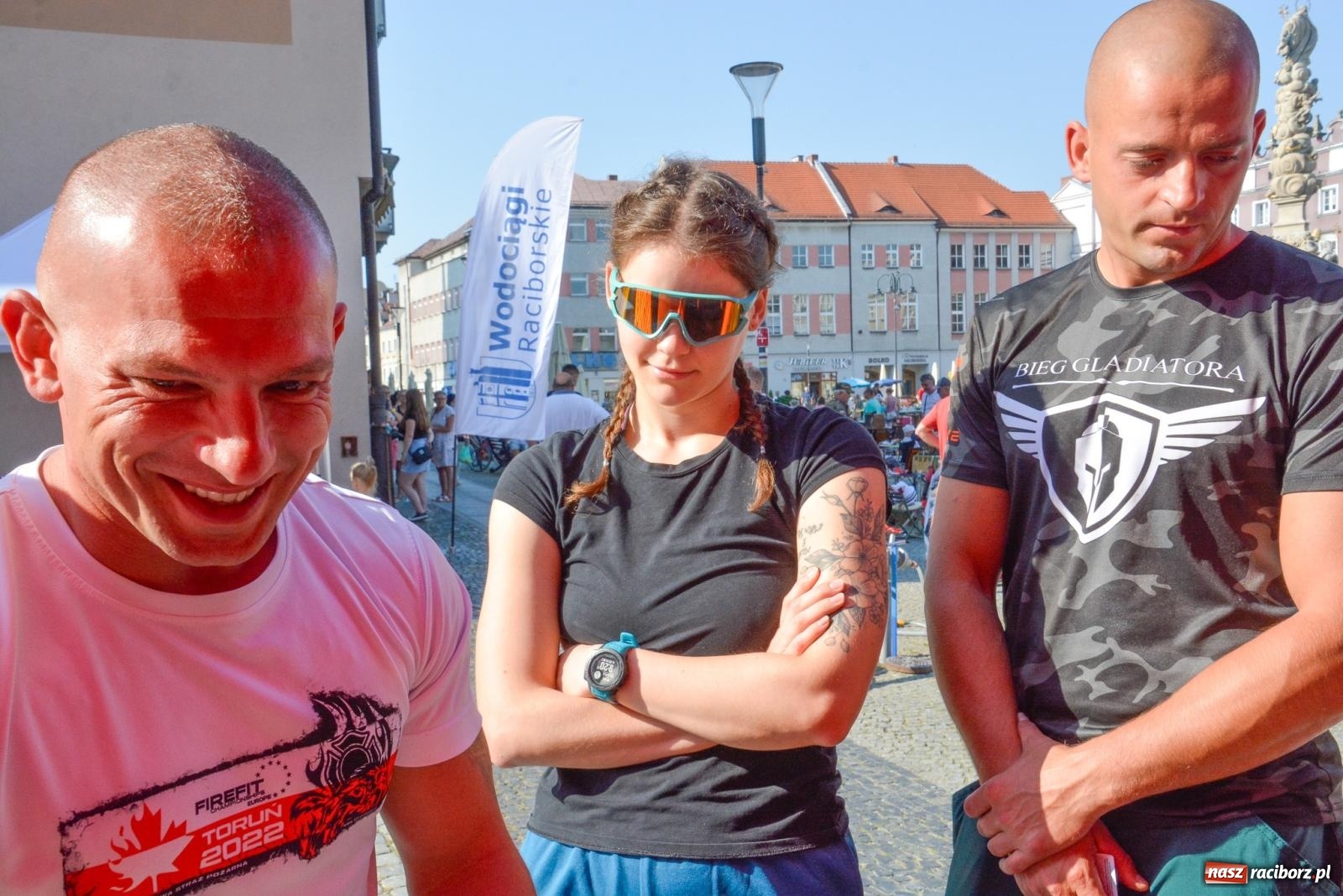 Zdjęcie w galerii na portalu naszraciborz.pl: Toughest Firefighter Racibórz - strażacka rywalizacja na pl. Dominikańskim [FOTO i WIDEO] wiadomości z regionu