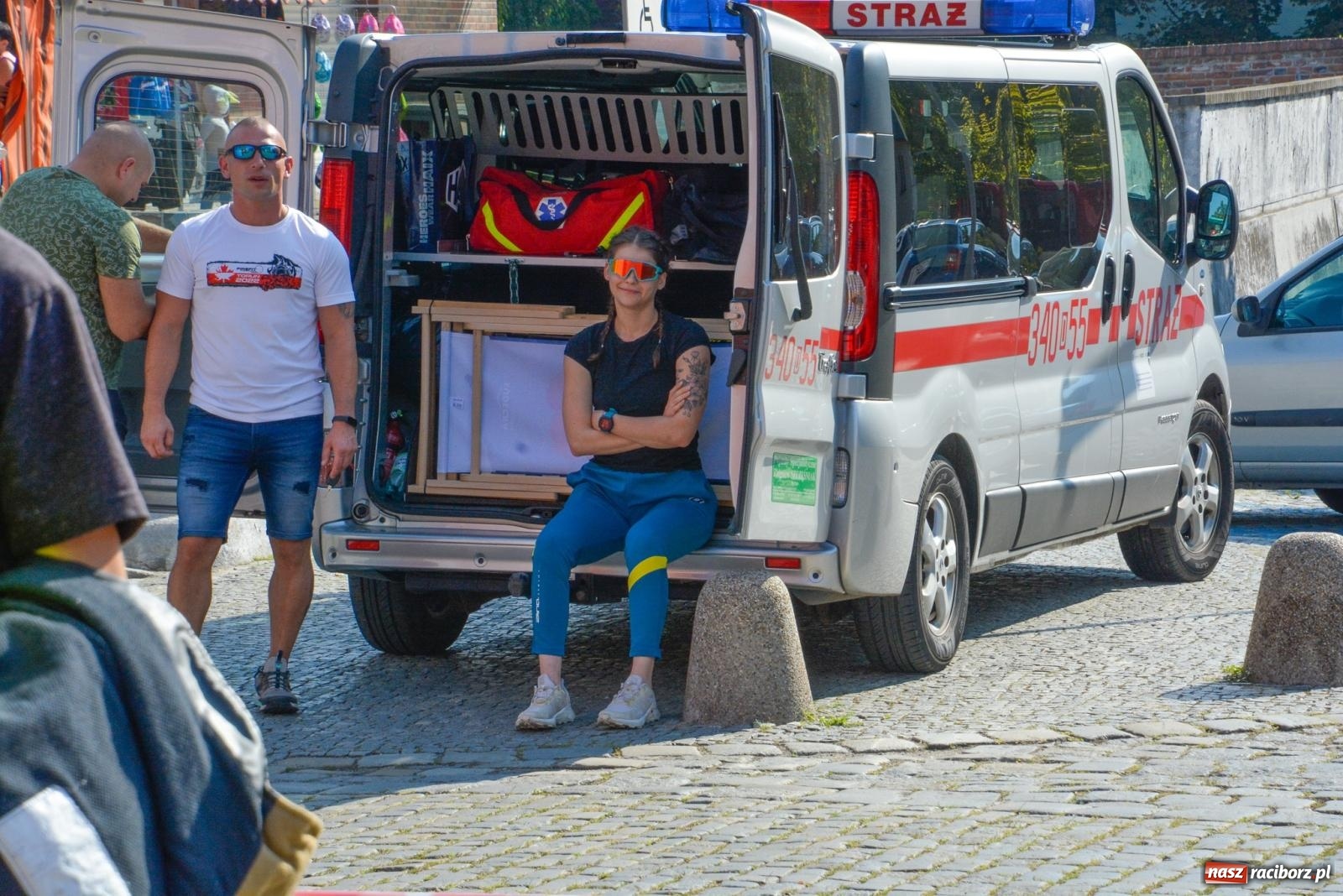 Zdjęcie w galerii na portalu naszraciborz.pl: Toughest Firefighter Racibórz - strażacka rywalizacja na pl. Dominikańskim [FOTO i WIDEO] wiadomości z regionu