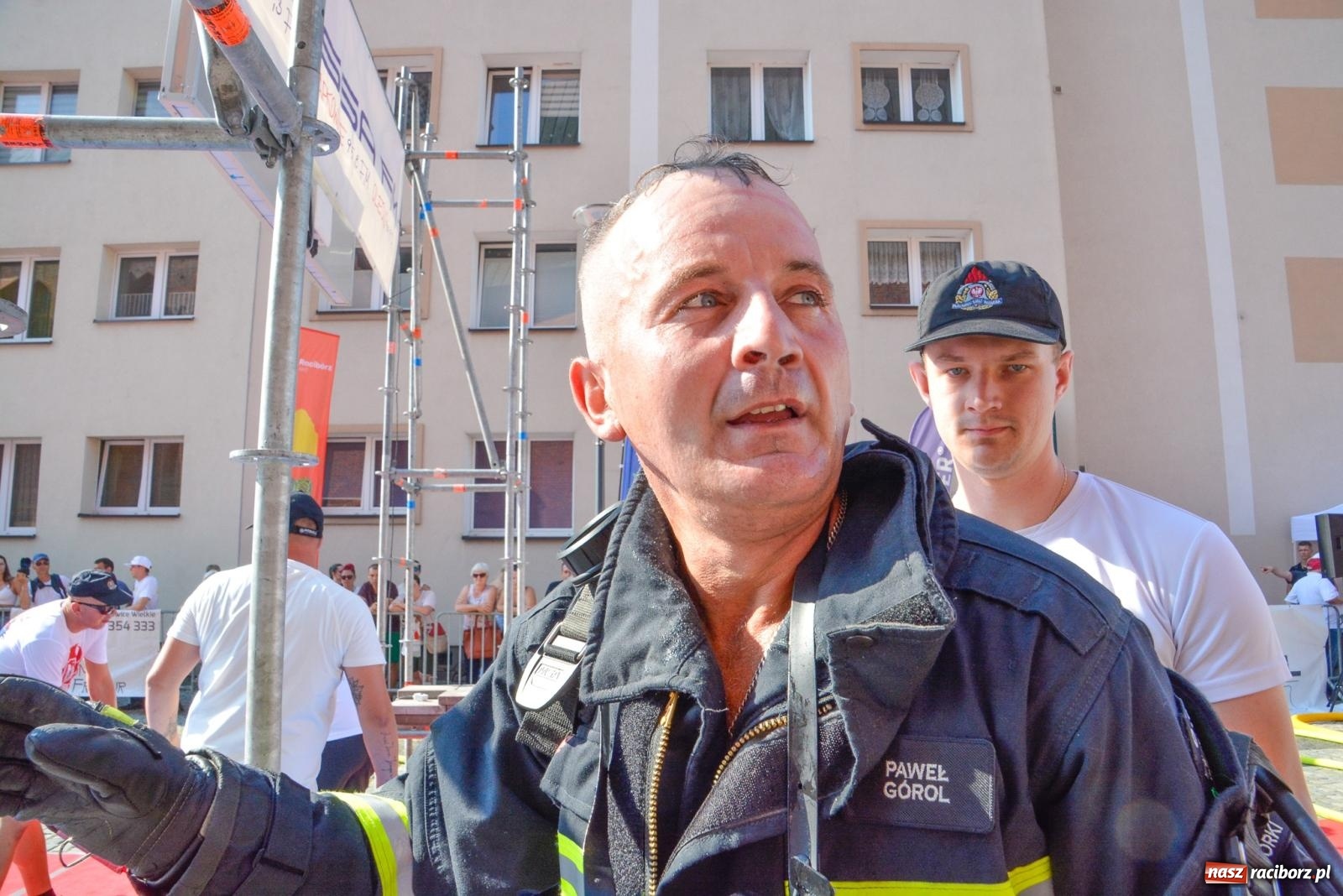 Zdjęcie w galerii na portalu naszraciborz.pl: Toughest Firefighter Racibórz - strażacka rywalizacja na pl. Dominikańskim [FOTO i WIDEO] wiadomości z regionu