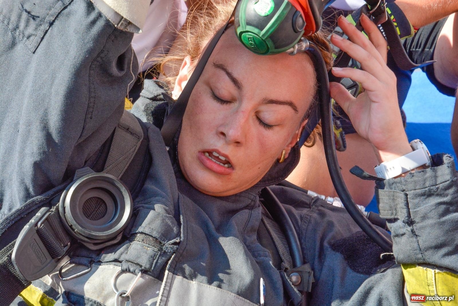 Zdjęcie w galerii na portalu naszraciborz.pl: Toughest Firefighter Racibórz - strażacka rywalizacja na pl. Dominikańskim [FOTO i WIDEO] wiadomości z regionu