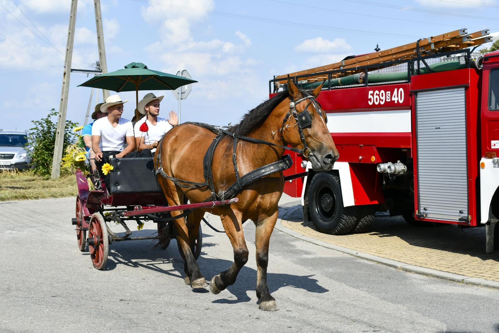 Zdjęcie w galerii na portalu naszraciborz.pl: W Łańcach odbyły się dożynki. Pierwsze w powiecie [FOTO i WIDEO] wiadomości z regionu
