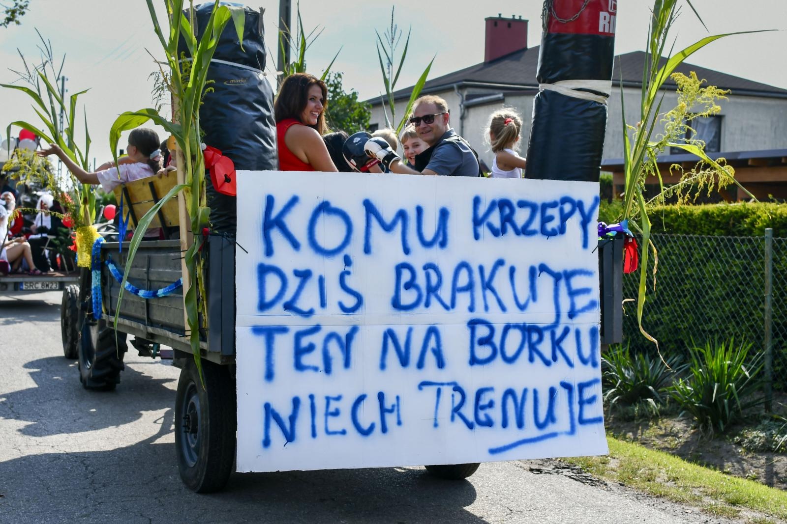 Zdjęcie w galerii na portalu naszraciborz.pl: W Łańcach odbyły się dożynki. Pierwsze w powiecie [FOTO i WIDEO] wiadomości z regionu