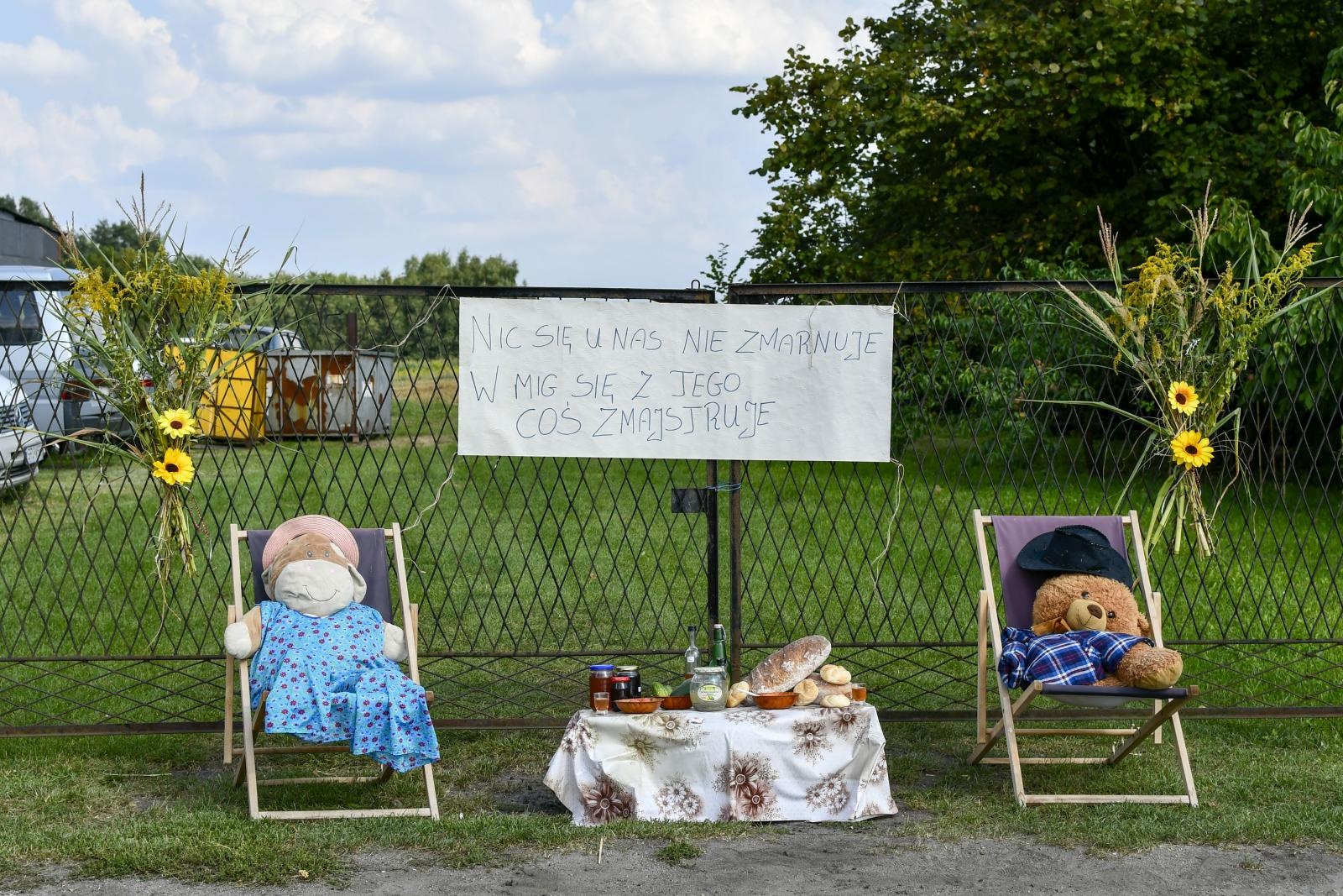 Zdjęcie w galerii na portalu naszraciborz.pl: W Łańcach odbyły się dożynki. Pierwsze w powiecie [FOTO i WIDEO] wiadomości z regionu