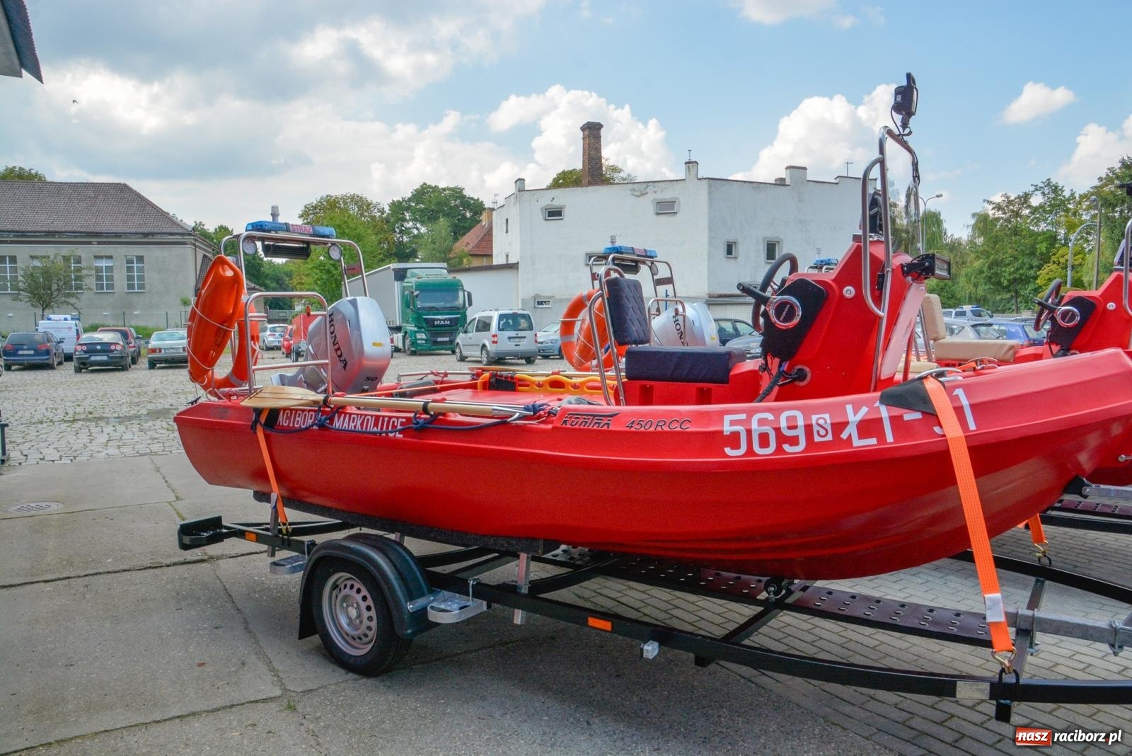 Zdjęcie w galerii na portalu naszraciborz.pl: Raciborskie OSP mają trzy nowe łodzie [FOTO i WIDEO] wiadomości z regionu