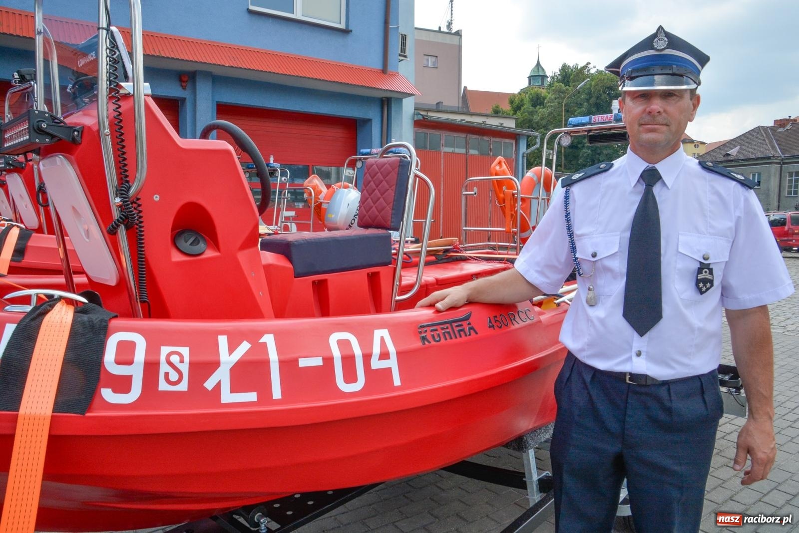 Zdjęcie w galerii na portalu naszraciborz.pl: Raciborskie OSP mają trzy nowe łodzie [FOTO i WIDEO] wiadomości z regionu
