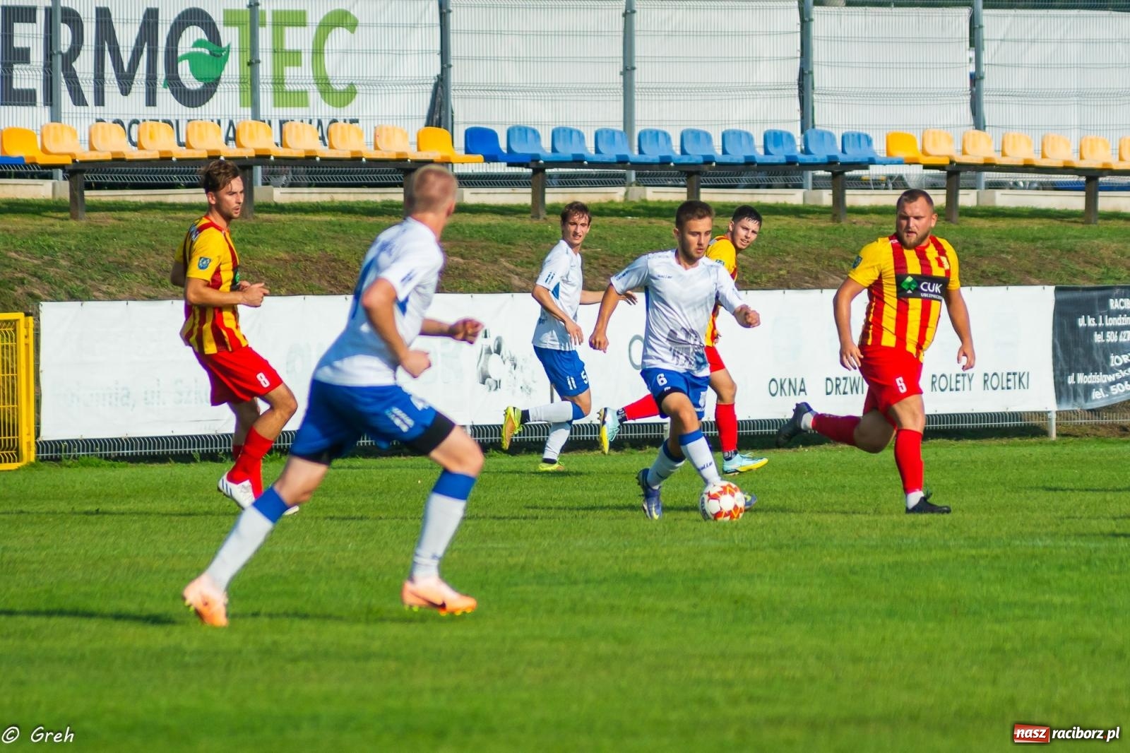 Zdjęcie w galerii na portalu naszraciborz.pl: Płomień z Połomi pochłonął Racibórz. Kolejny mecz Unii bez punktów [FOTO] wiadomości z regionu