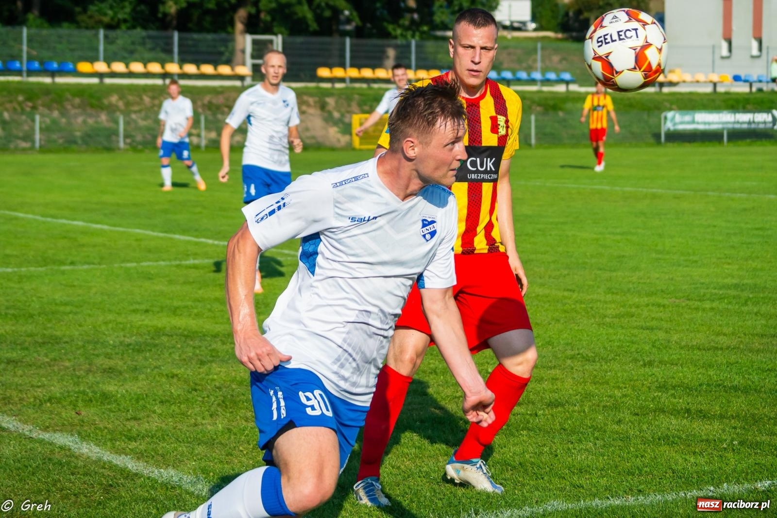 Zdjęcie w galerii na portalu naszraciborz.pl: Płomień z Połomi pochłonął Racibórz. Kolejny mecz Unii bez punktów [FOTO] wiadomości z regionu