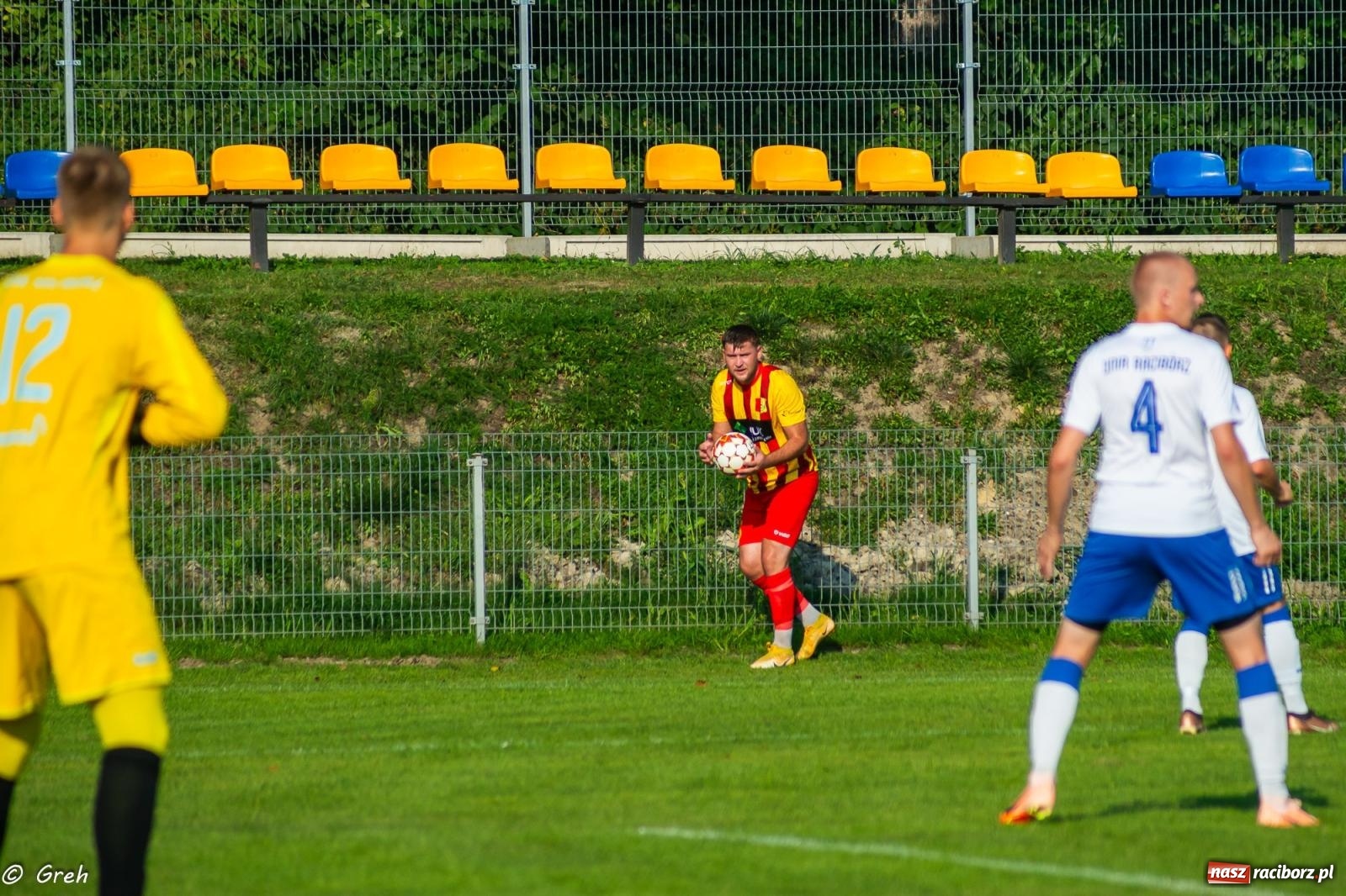 Zdjęcie w galerii na portalu naszraciborz.pl: Płomień z Połomi pochłonął Racibórz. Kolejny mecz Unii bez punktów [FOTO] wiadomości z regionu
