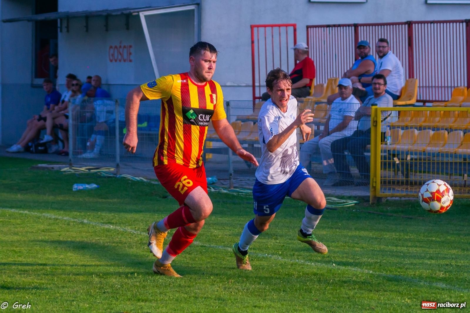 Zdjęcie w galerii na portalu naszraciborz.pl: Płomień z Połomi pochłonął Racibórz. Kolejny mecz Unii bez punktów [FOTO] wiadomości z regionu