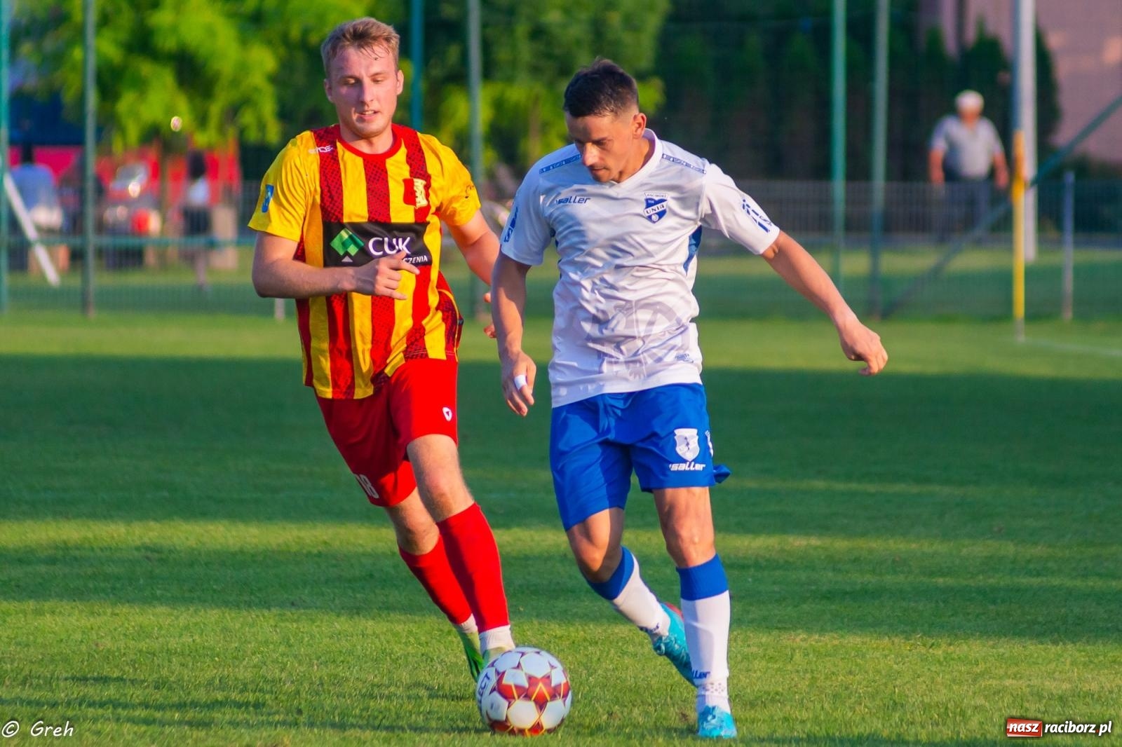 Zdjęcie w galerii na portalu naszraciborz.pl: Płomień z Połomi pochłonął Racibórz. Kolejny mecz Unii bez punktów [FOTO] wiadomości z regionu