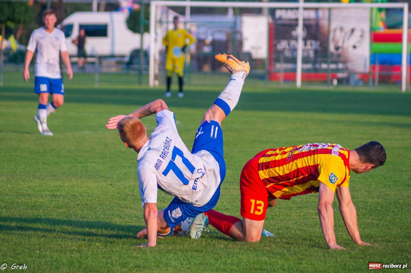 Zdjęcie w galerii na portalu naszraciborz.pl: Płomień z Połomi pochłonął Racibórz. Kolejny mecz Unii bez punktów [FOTO] wiadomości z regionu
