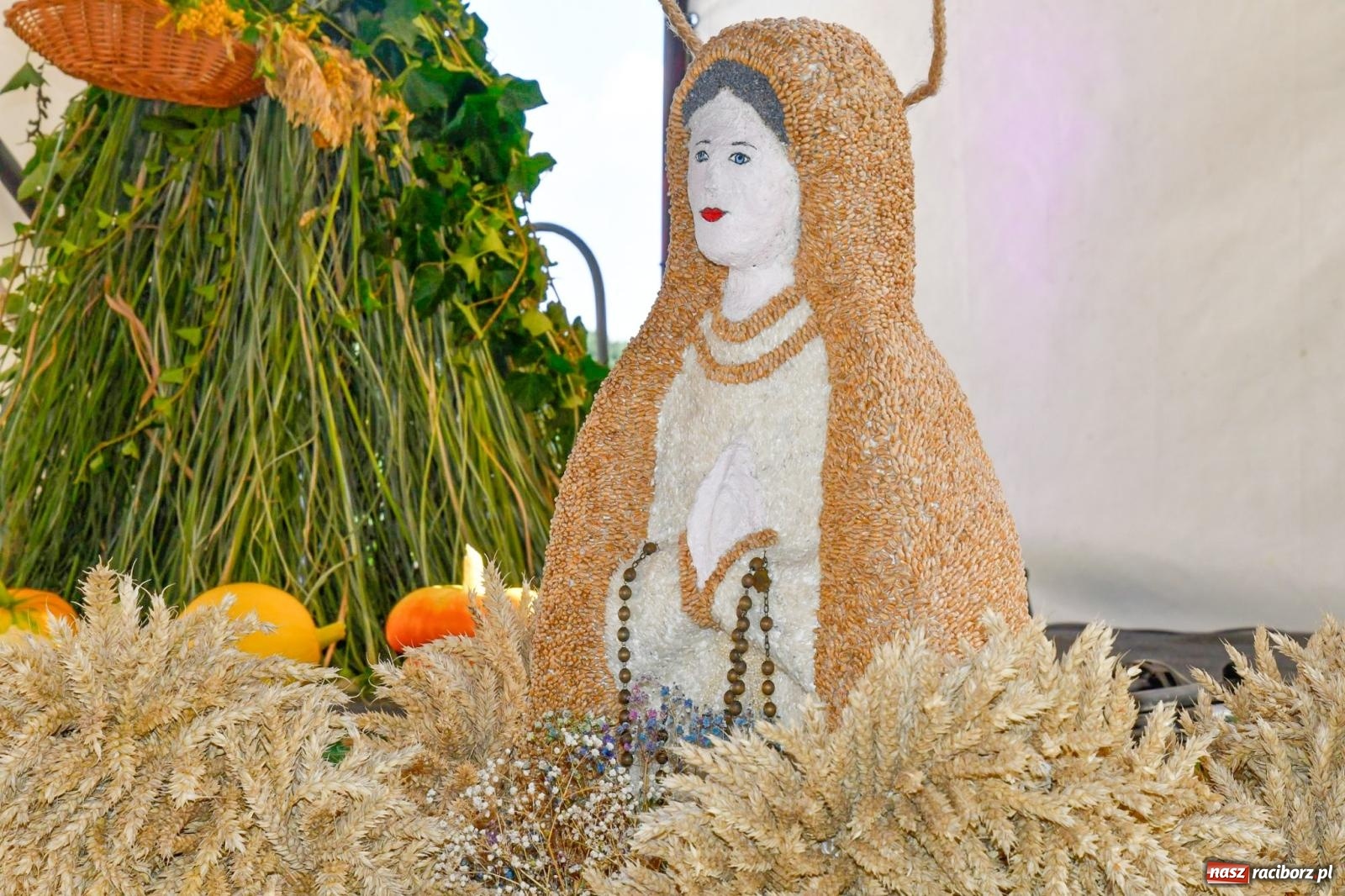 Zdjęcie w galerii na portalu naszraciborz.pl: Dożynki na różowo. W Roszkowie Barbie zdominowały korowód [FOTO i WIDEO] wiadomości z regionu