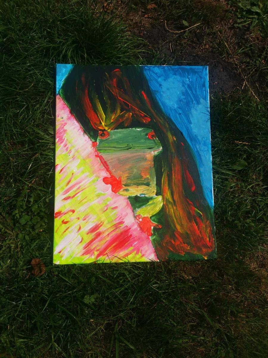 Zdjęcie w galerii na portalu naszraciborz.pl: MDK zorganizował w Rudach plener malarski wiadomości z regionu