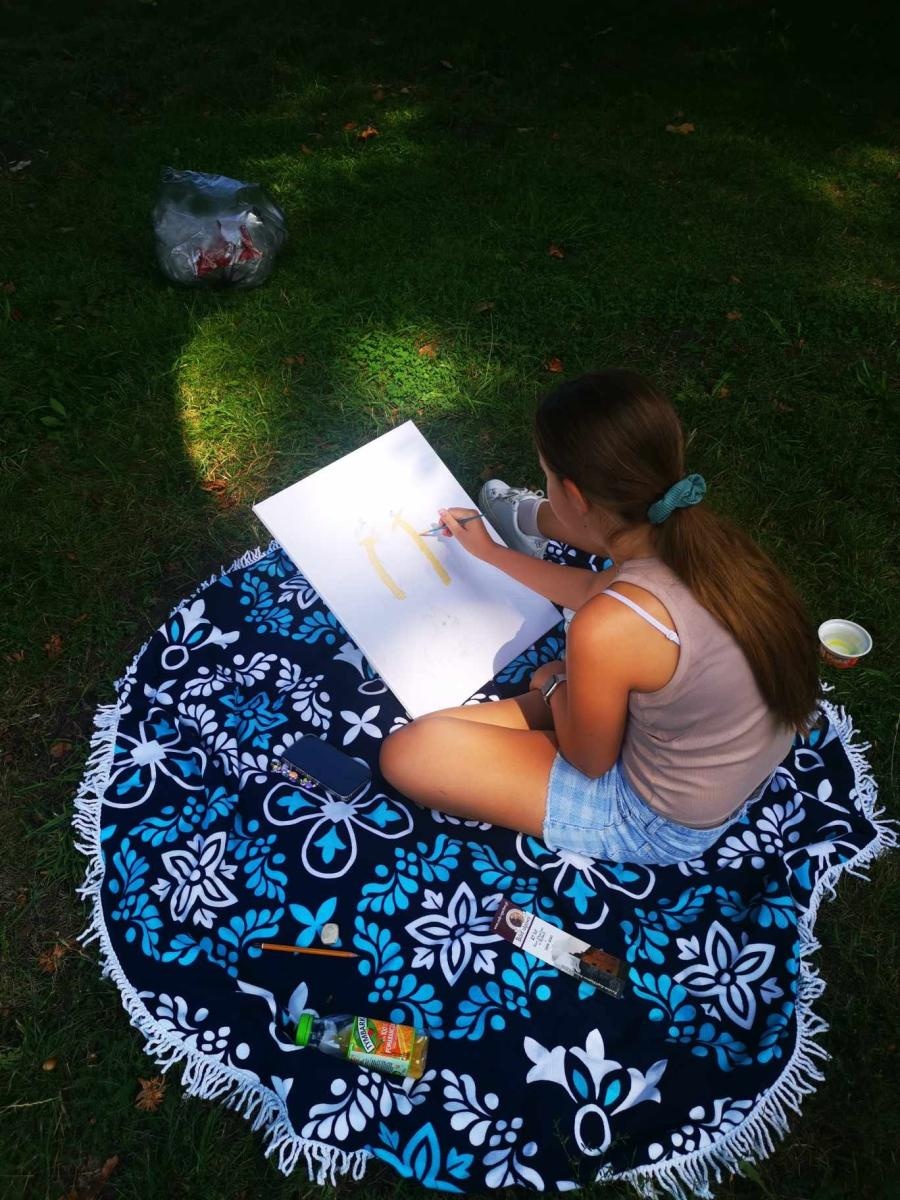 Zdjęcie w galerii na portalu naszraciborz.pl: MDK zorganizował w Rudach plener malarski wiadomości z regionu