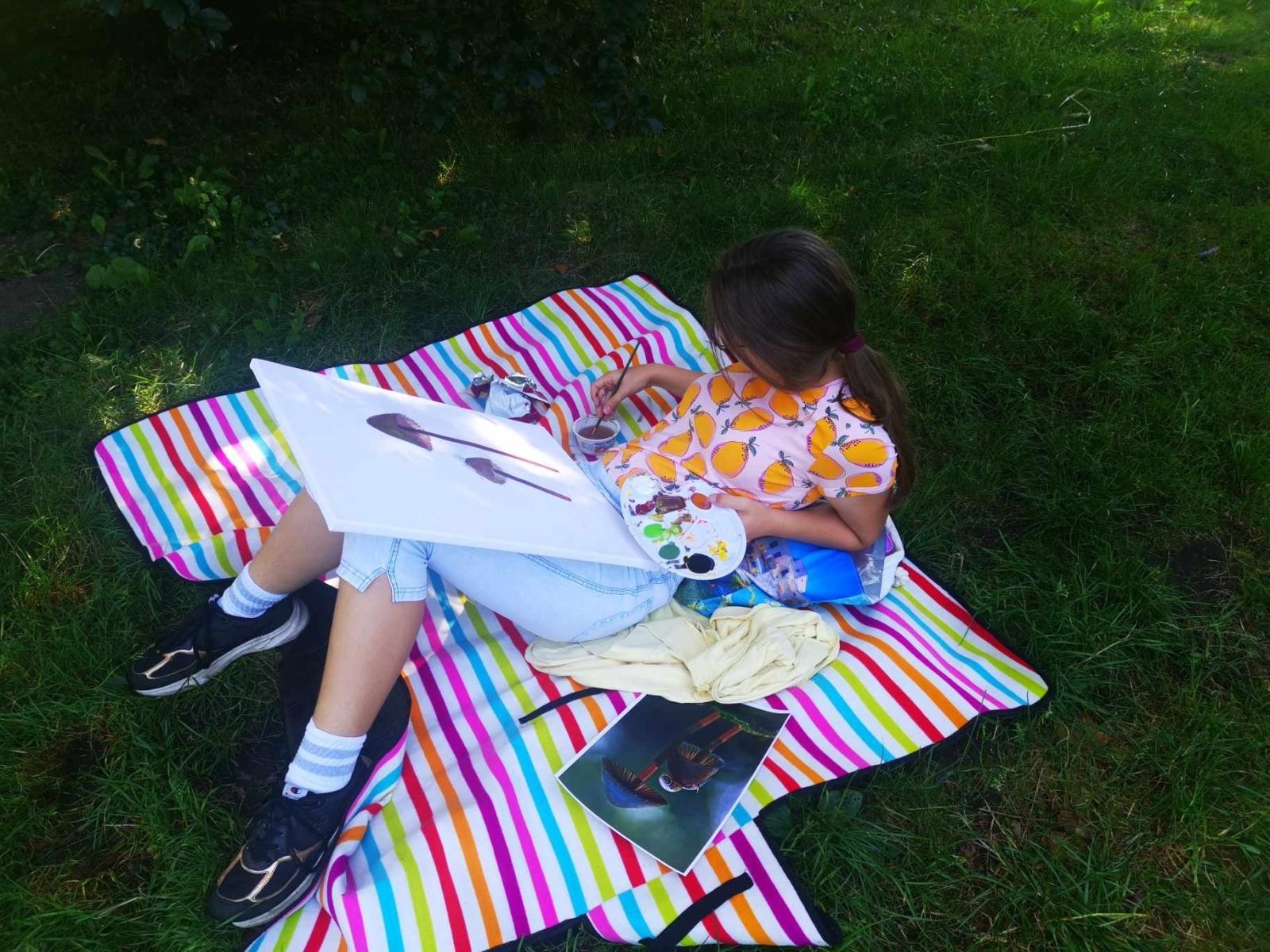 Zdjęcie w galerii na portalu naszraciborz.pl: MDK zorganizował w Rudach plener malarski wiadomości z regionu