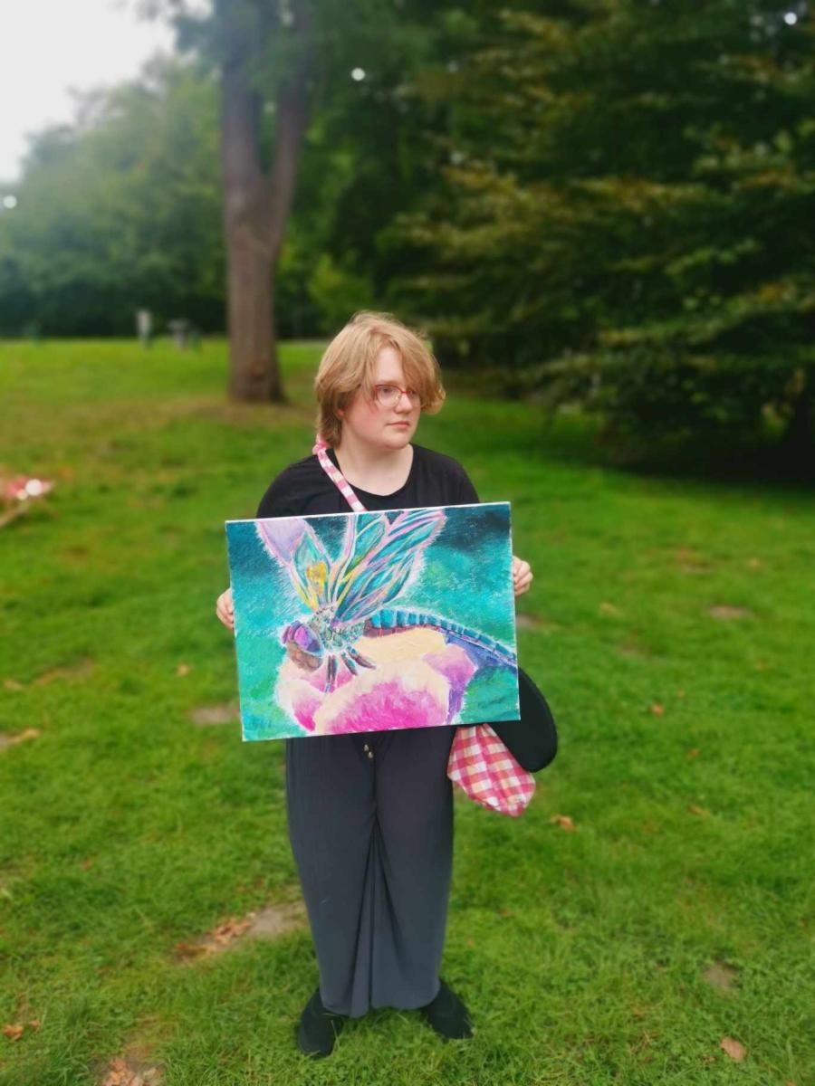 Zdjęcie w galerii na portalu naszraciborz.pl: MDK zorganizował w Rudach plener malarski wiadomości z regionu