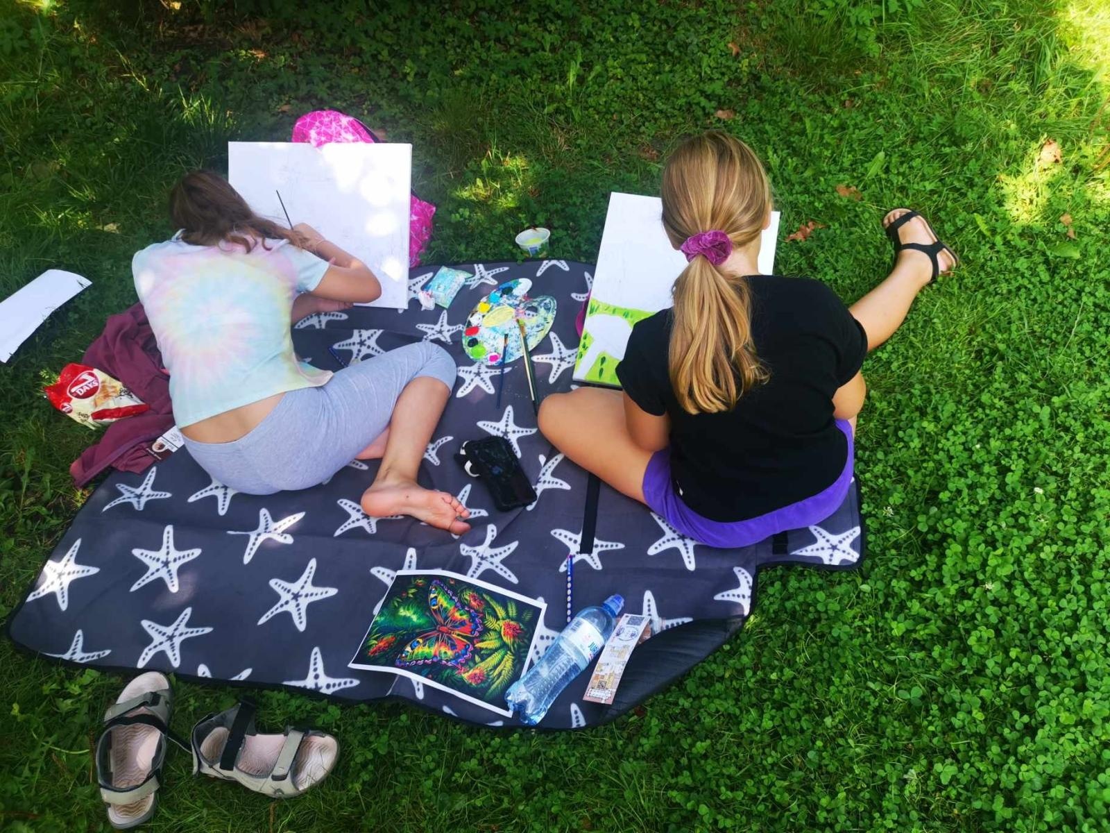 Zdjęcie w galerii na portalu naszraciborz.pl: MDK zorganizował w Rudach plener malarski wiadomości z regionu