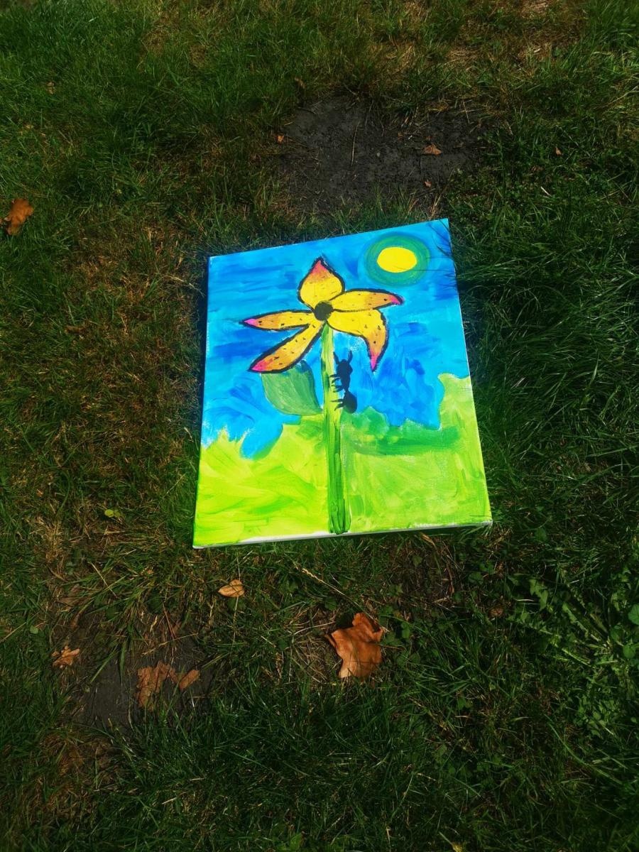 Zdjęcie w galerii na portalu naszraciborz.pl: MDK zorganizował w Rudach plener malarski wiadomości z regionu