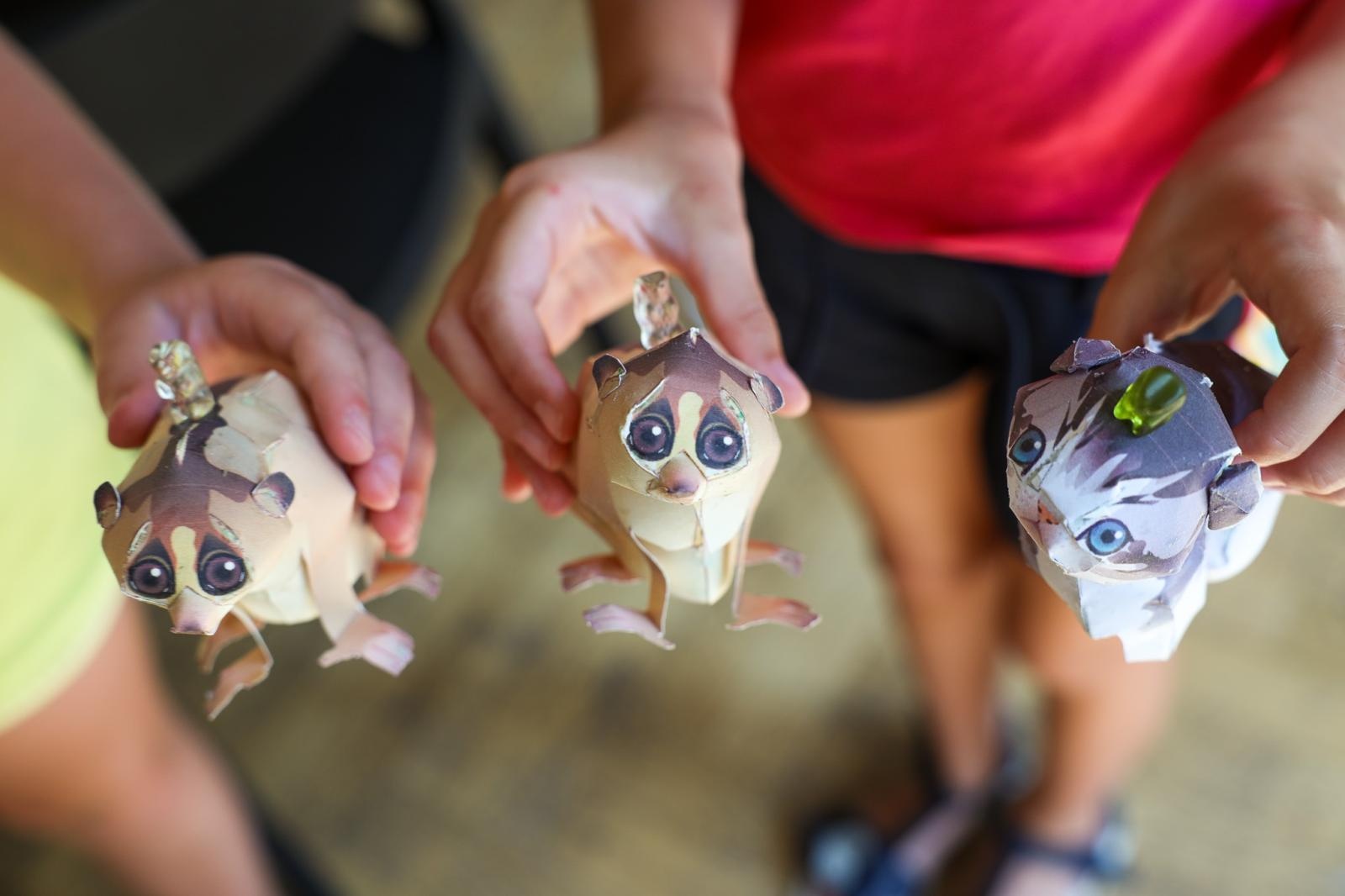 Zdjęcie w galerii na portalu naszraciborz.pl: Modele z kartonu na letnich warsztatach w RCK wiadomości z regionu