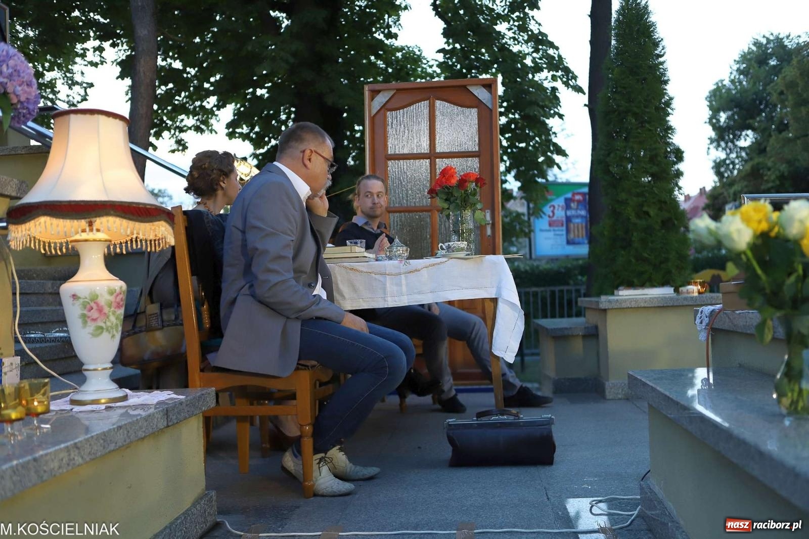 Zdjęcie w galerii na portalu naszraciborz.pl: Bóg mordu. Letni Teatr na Schodach przy Kasprowicza wiadomości z regionu