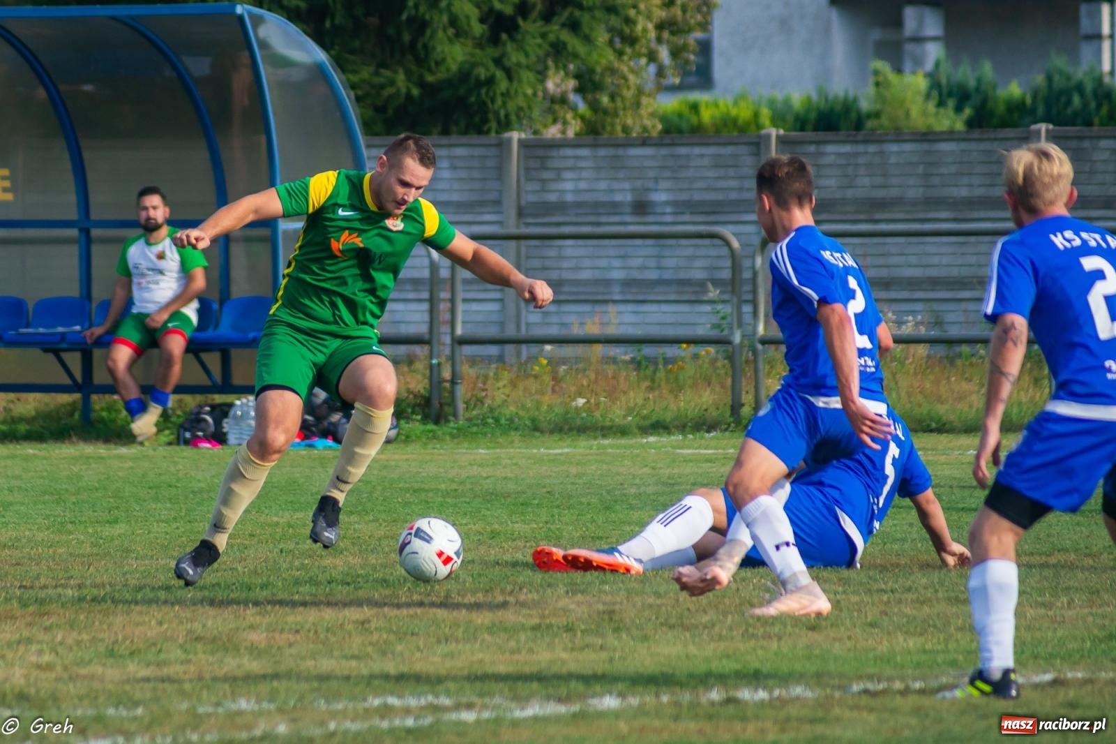 Zdjęcie w galerii na portalu naszraciborz.pl: B klasa. Pierwsze punkty beniaminka z Kuźni Raciborskiej [FOTO] wiadomości z regionu