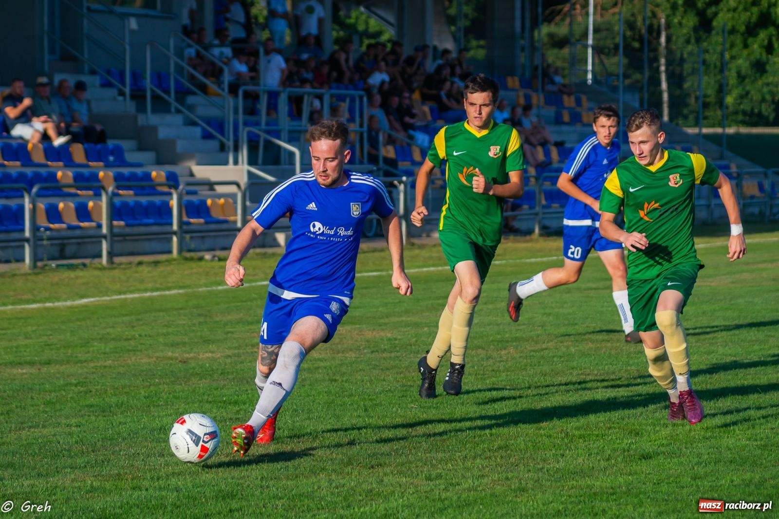 Zdjęcie w galerii na portalu naszraciborz.pl: B klasa. Pierwsze punkty beniaminka z Kuźni Raciborskiej [FOTO] wiadomości z regionu