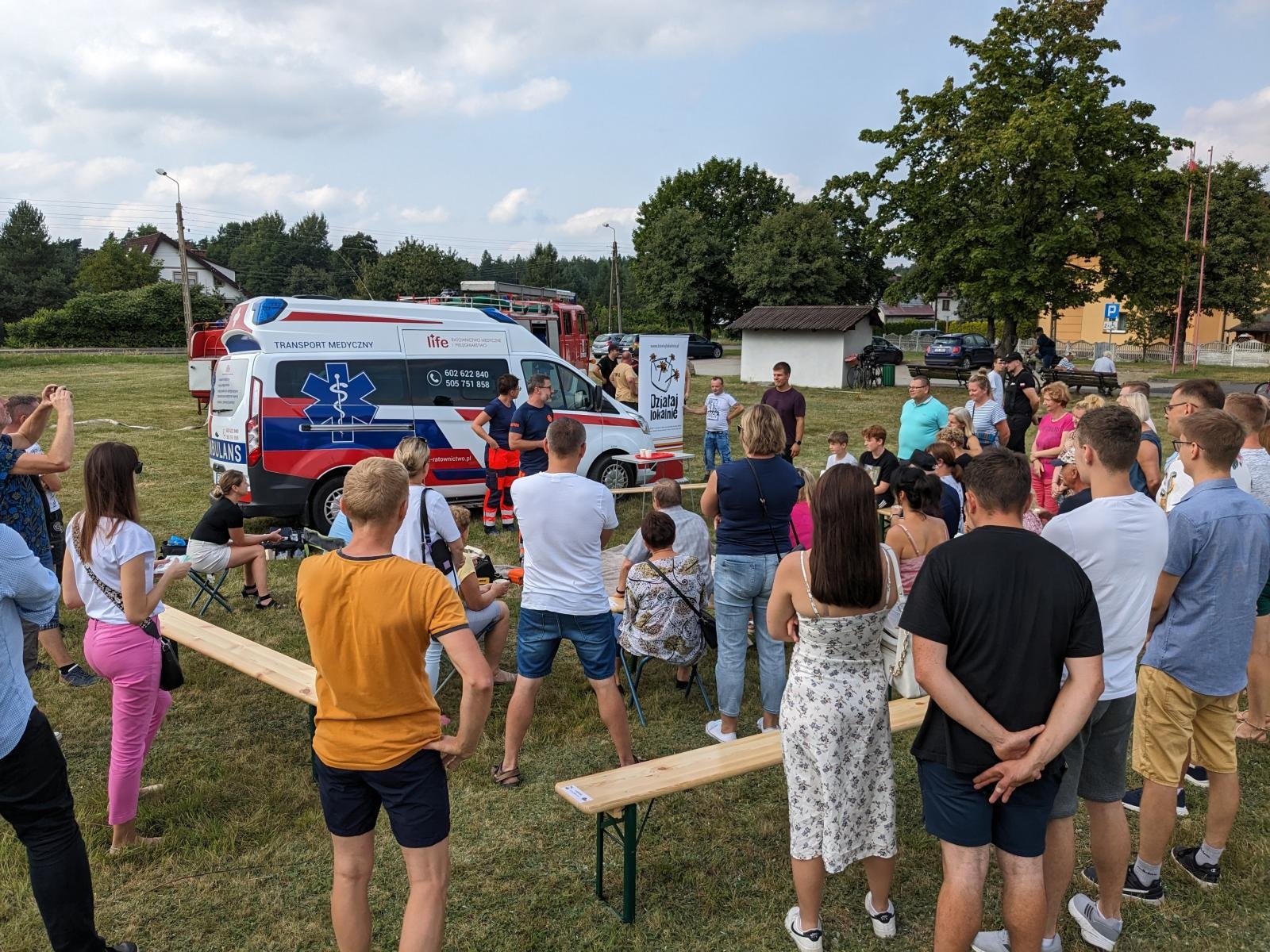 Zdjęcie w galerii na portalu naszraciborz.pl: Działaj lokalnie. W Szymocicach o bezpieczeństwie wiadomości z regionu