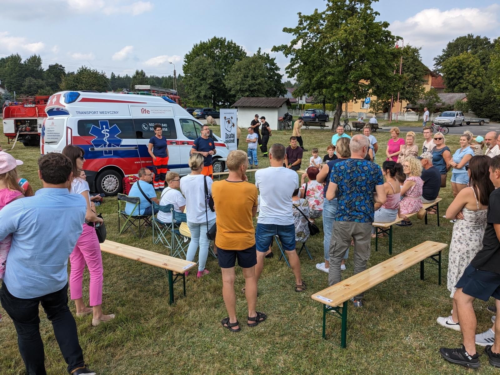 Zdjęcie w galerii na portalu naszraciborz.pl: Działaj lokalnie. W Szymocicach o bezpieczeństwie wiadomości z regionu