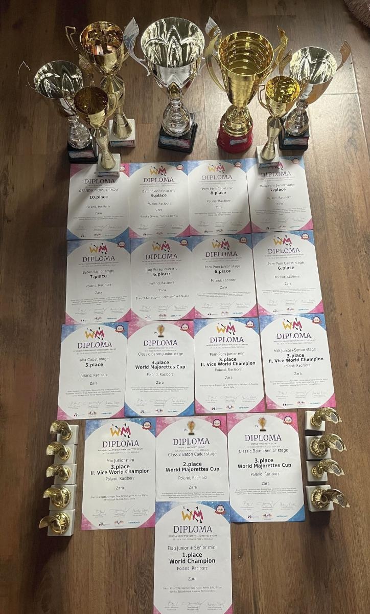 Zdjęcie w galerii na portalu naszraciborz.pl: Pomyślny start naszych mażoretek w Mistrzostwach i Pucharze Świata wiadomości z regionu