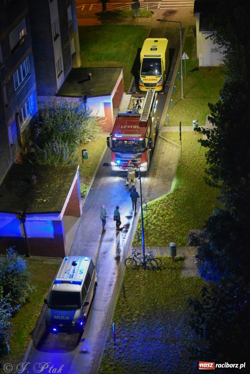 Zdjęcie w galerii na portalu naszraciborz.pl: Raport 998. Akcja służb przy Katowickiej. Kobieta trafiła do szpitala wiadomości z regionu