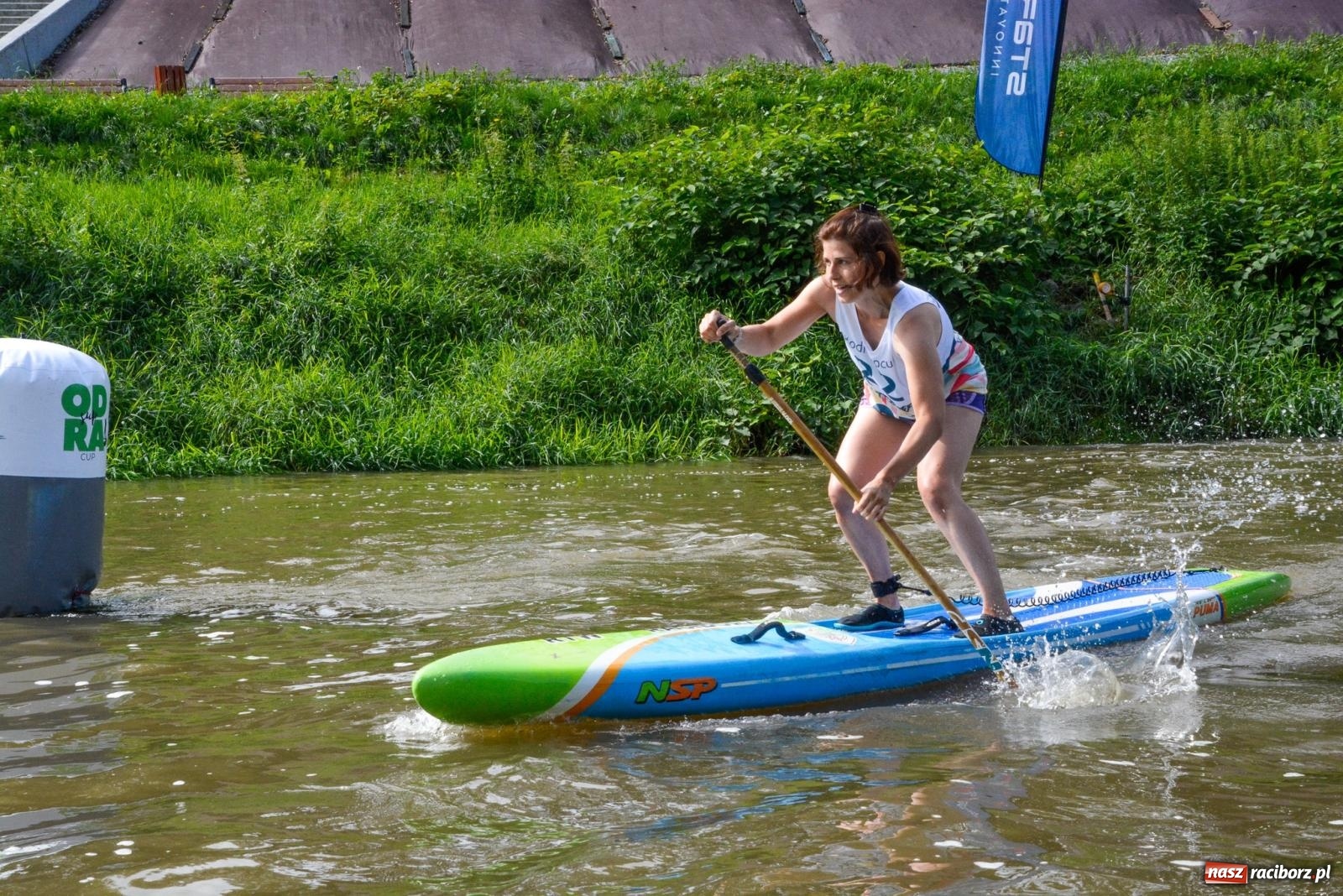 Zdjęcie w galerii na portalu naszraciborz.pl: Odra SUP CUP 2023. Wodniacka rywalizacja w Raciborzu wiadomości z regionu