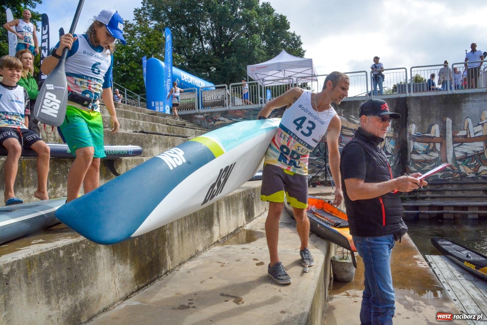 Zdjęcie w galerii na portalu naszraciborz.pl: Odra SUP CUP 2023. Wodniacka rywalizacja w Raciborzu wiadomości z regionu